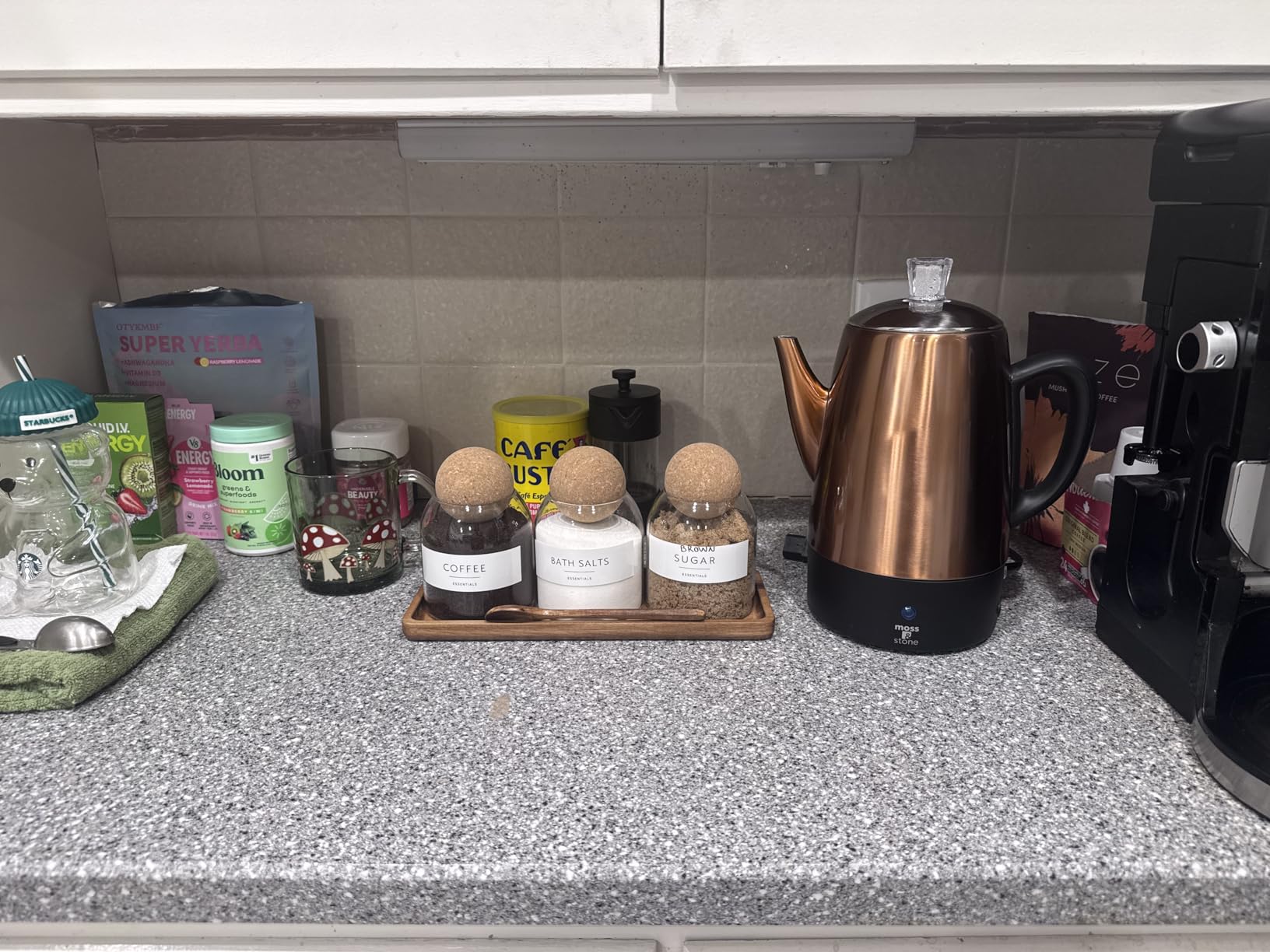 Moss & Stone 10 Cup Copper Percolator Coffee Pot Electric, Stainless Steel Coffee Percolator Electric With Keep Warm Function, Classic Perculator Pot With Removable Basket for Home or Office customer photo 2
