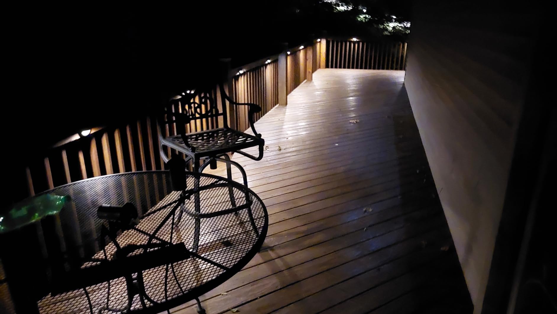 GKOLED Low Voltage Deck Post Lights, LED Landscape Stair Riser Step Fence Lighting Fixture, Die-cast Aluminum 12V AC/DC Light, Black Powder Coated Finish, Complete Light UL-Listed, 6-Pack customer photo 1