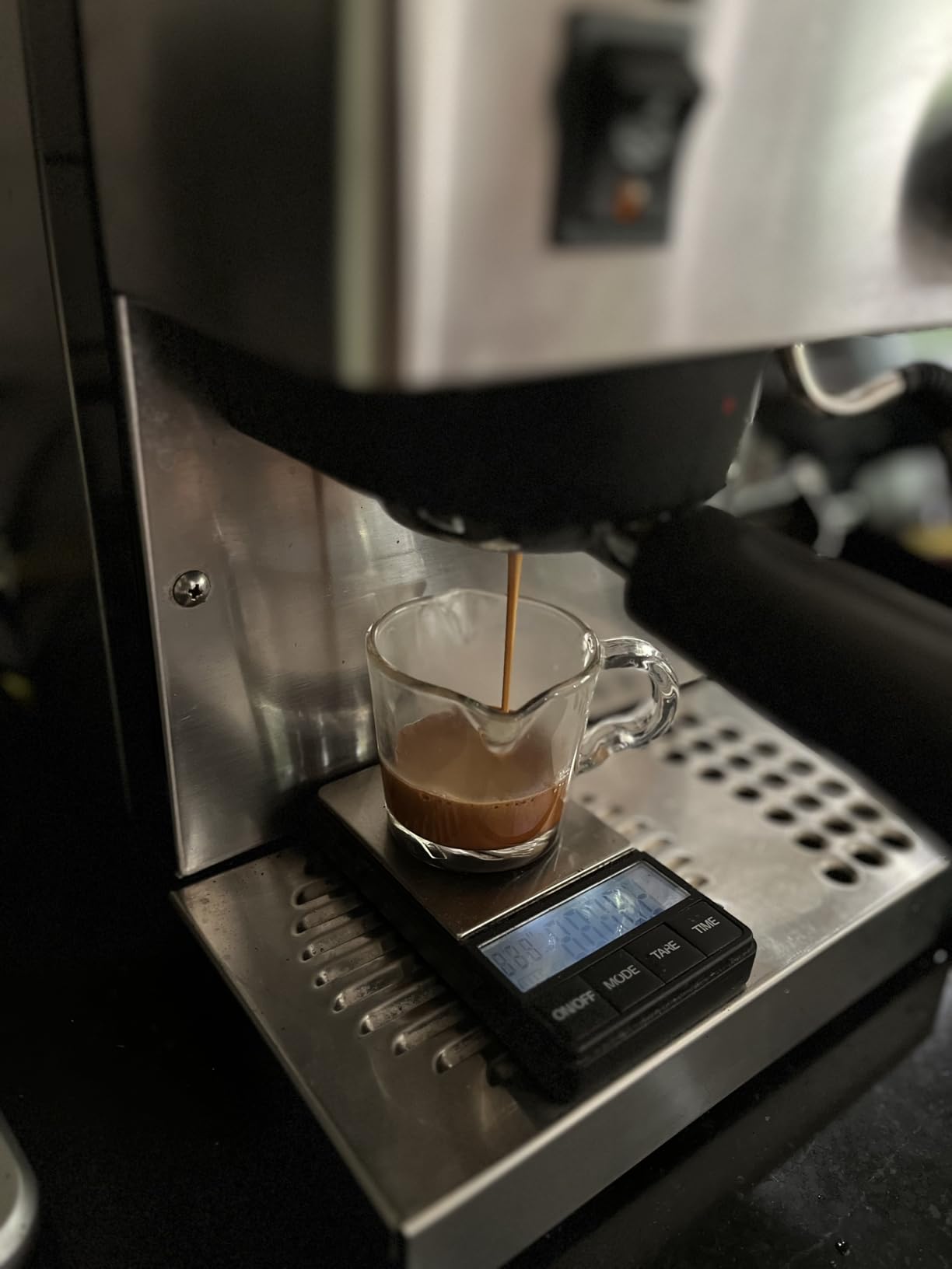 Weightman Espresso Scale with Timer 1000g x 0.1g Small & Thin Travel Coffee Scale, Mini Digital Scale Grams and Ounces with Large Backlit LCD Stainless Steel Pocket Food Scale Drip Tray Pulling Scale customer photo 2