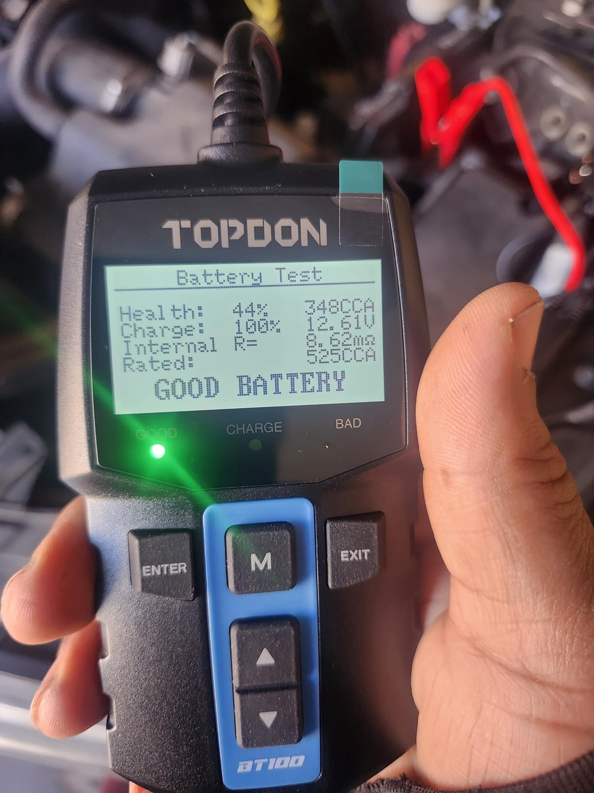 TOPDON BT100 Car Battery Tester 12V Load Tester, 100-2000 CCA Automotive Alternator Tester Digital Auto Battery Analyzer Charging Cranking System Tester customer photo 1