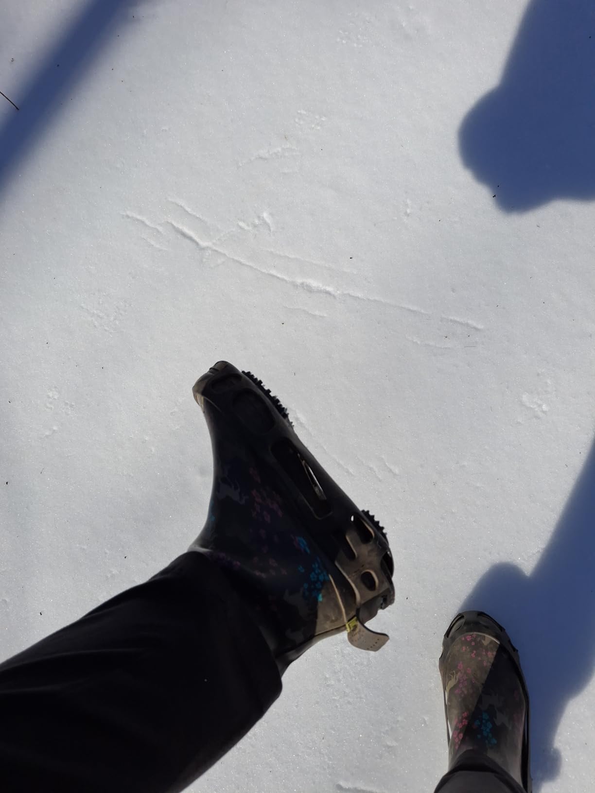 V3 Tungsten Crampons, Ice Cleats for Shoes and Boots - Ice Grips for Snow and Ice, Non-Slip Shoe Grippers with Reflective Heel customer photo 1