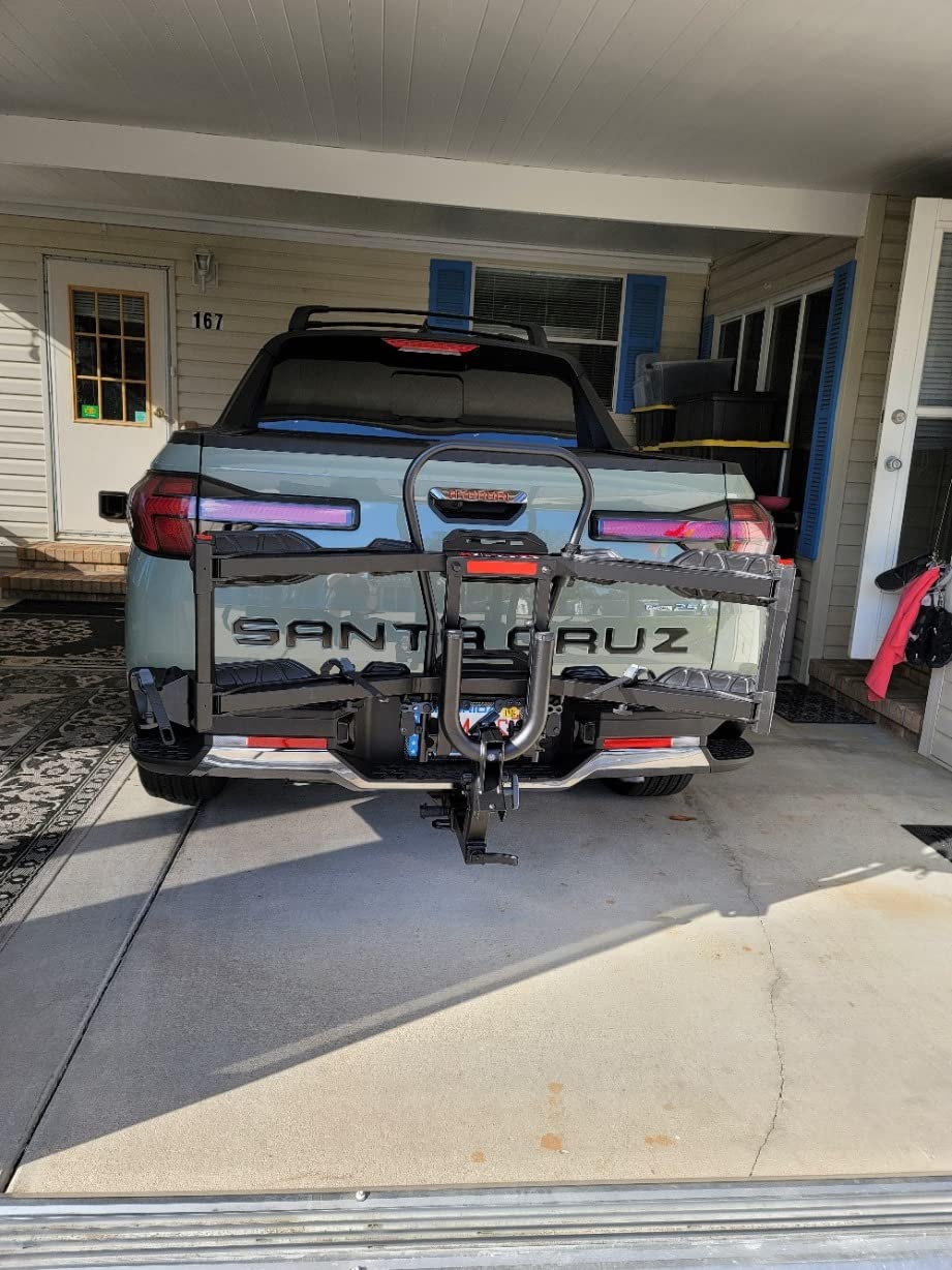 Hollywood Racks Destination 2 Hitch Bike Rack, Transports 2 Bikes up to 35 lbs Each - Lightweight Platform Style Bike Carrier customer photo 2