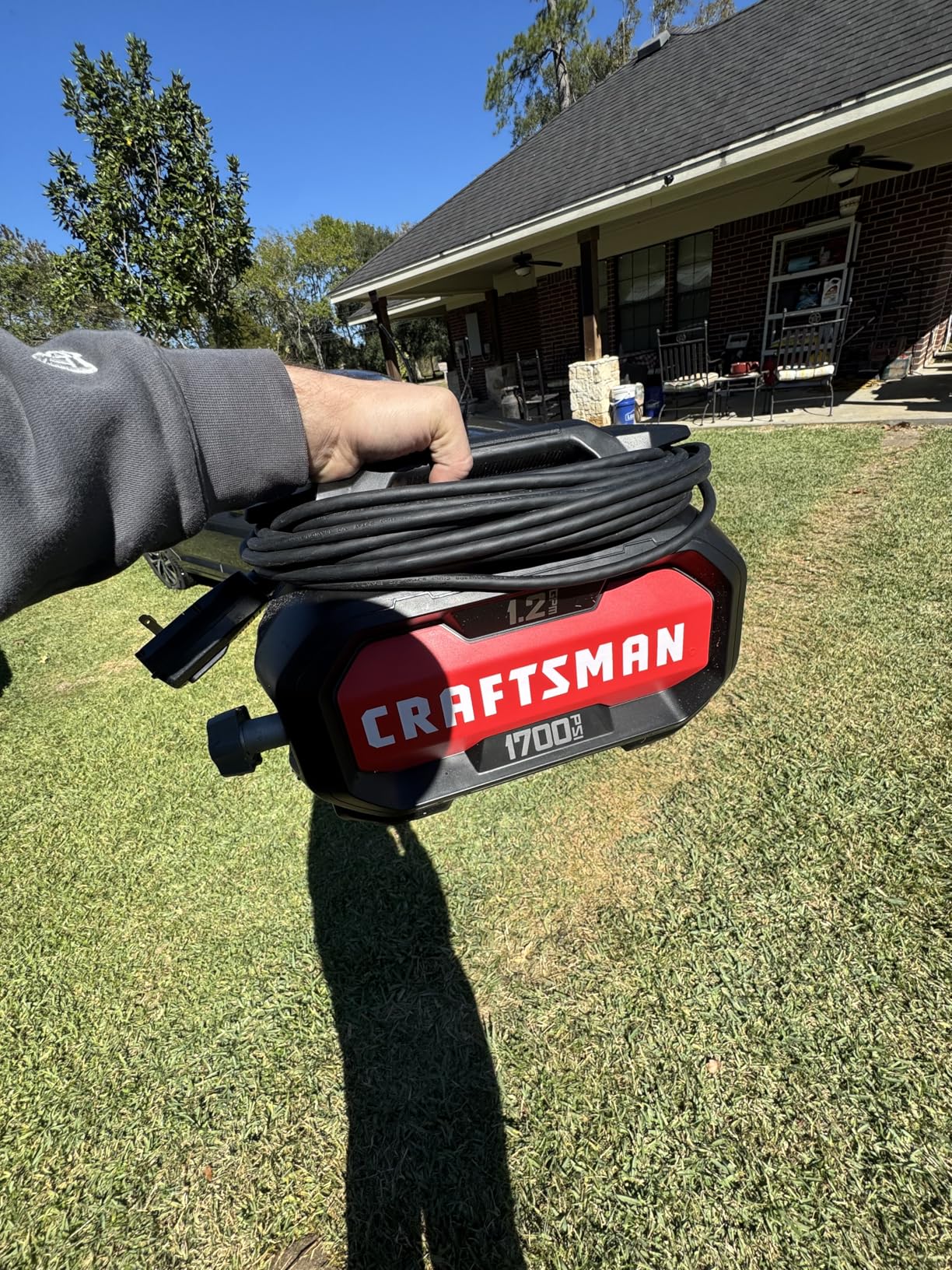 CRAFTSMAN Electric Pressure Washer, Cold Water, Lightweight Corded Power Washer, 1700-PSI, 1.2-GPM (CMEPW1700) customer photo 2