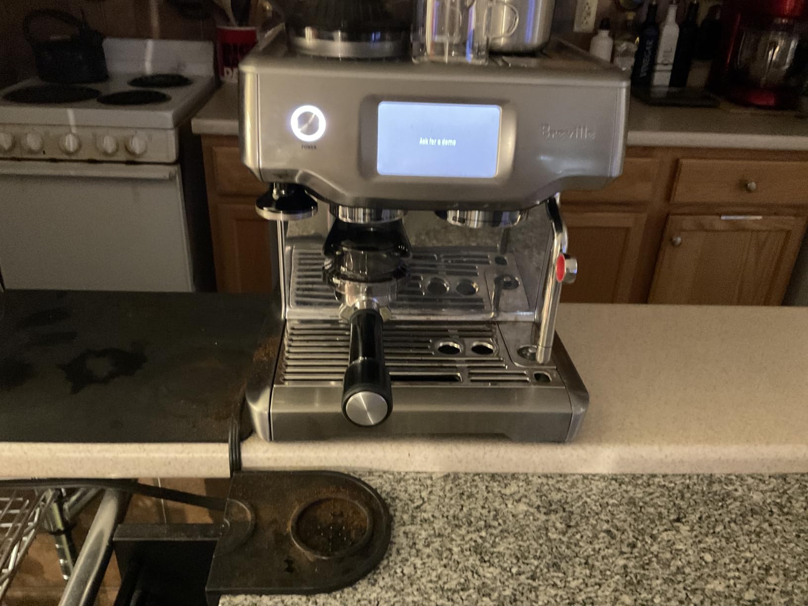 Breville Barista Touch Espresso Machine BES880BTR, Black Truffle customer photo 2