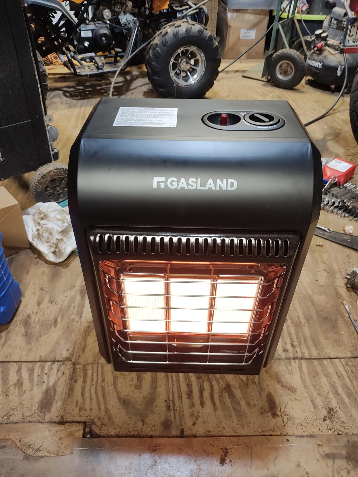 Gasland MHA18BN Propane Radiant Heater, 18,000 BTU Warm Area up to 450 sq. ft customer photo 1