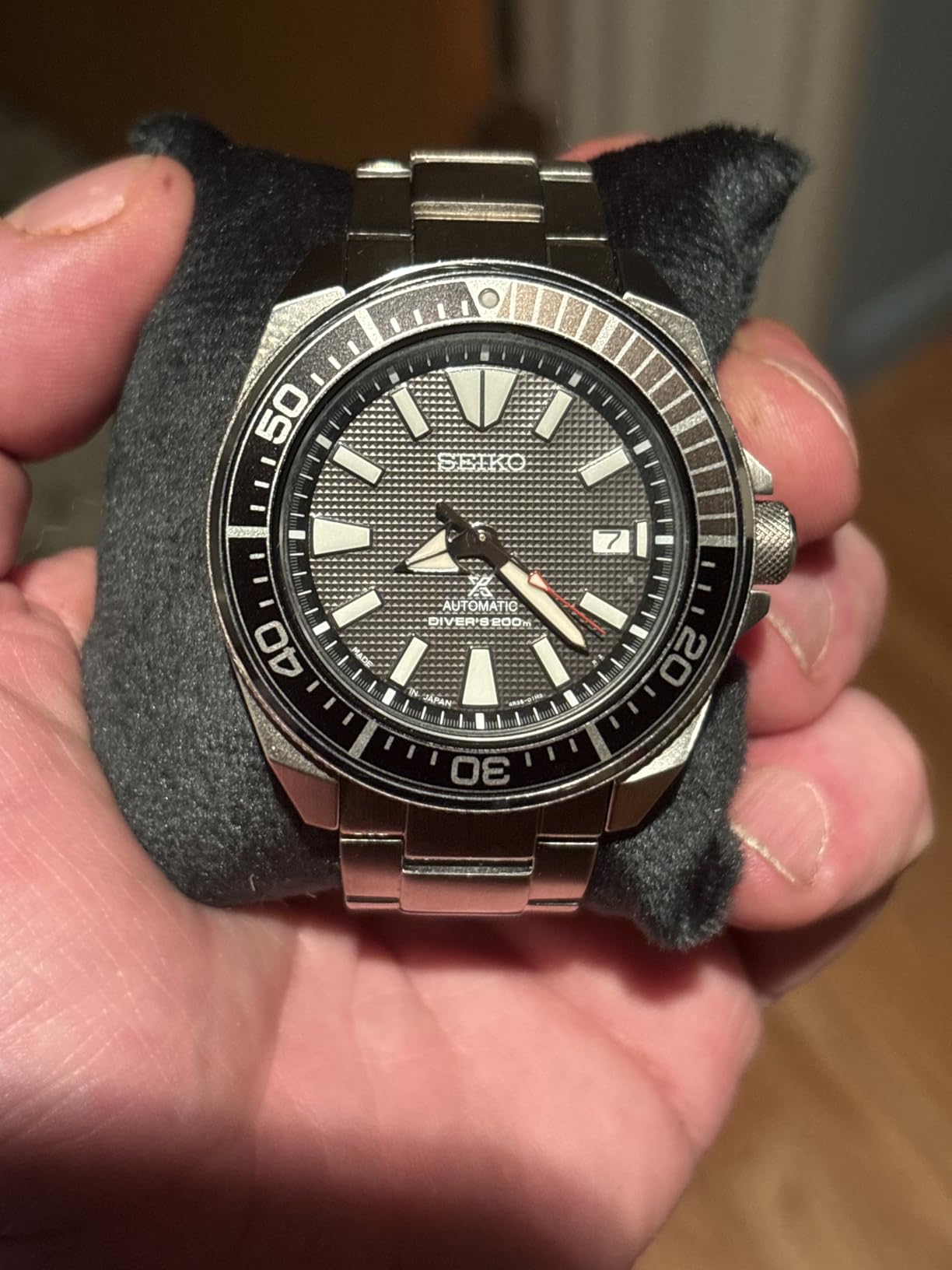 Seiko Prospex SRPF03 Automatic Dive Watch for Men - Special Edition - LumiBrite Hands, Hardlex Crystal - Water Resistant 200M customer photo 1
