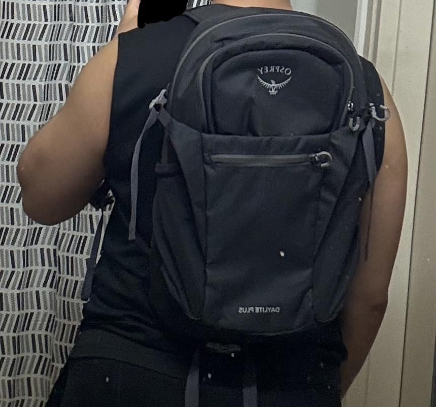 Osprey Daylite Plus Commuter Backpack - Lightweight, Everyday Pack with Laptop Sleeve and Water Bottle Pockets, Ideal for Work, School, and Travel, Black customer photo 2