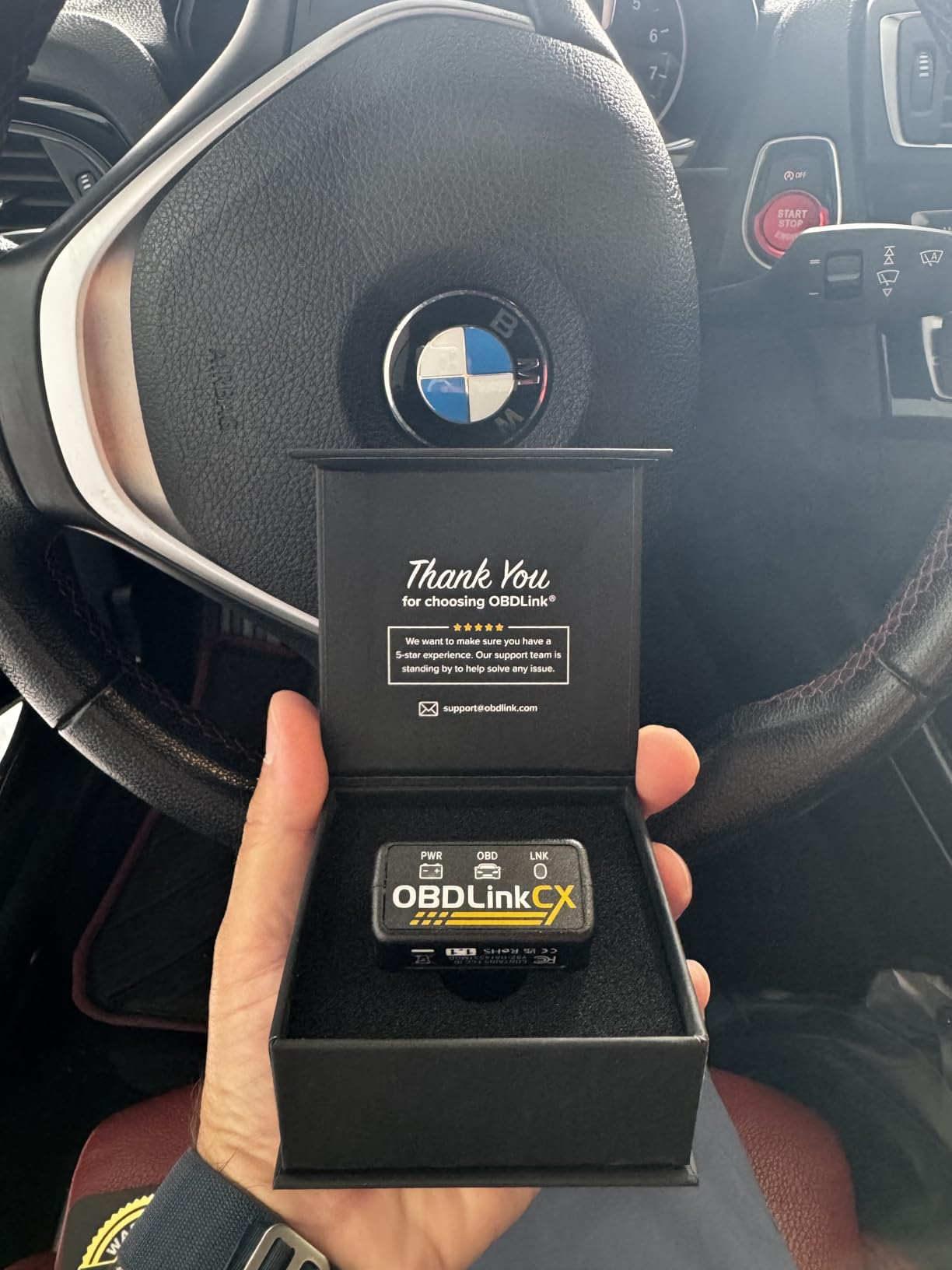 OBDLink CX Bimmercode Bluetooth 5.1 OBD2 Adapter for BMW/Mini, Works with iPhone/iOS & Android, Car Coding, OBD II Diagnostic Scanner customer photo 2