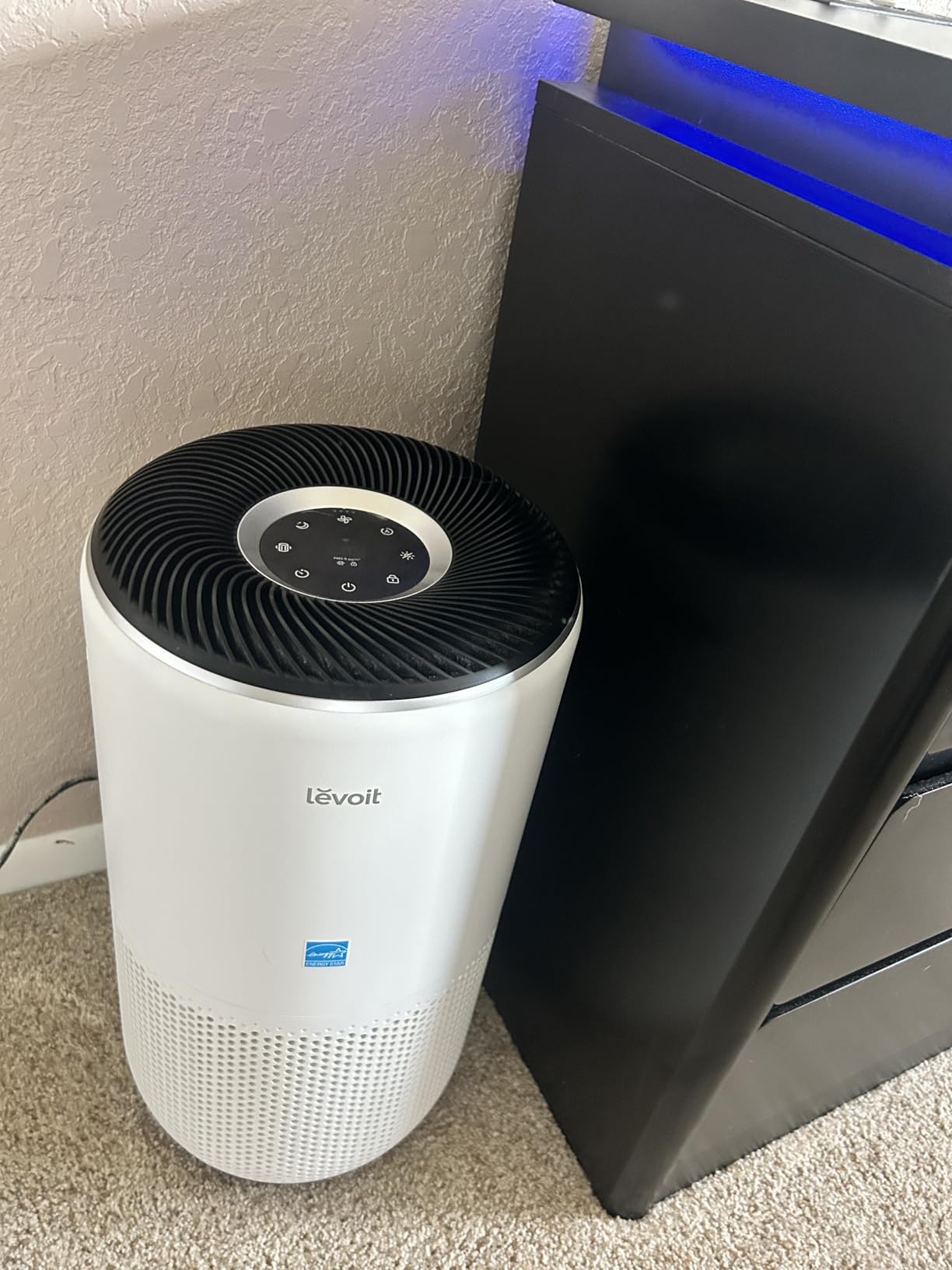 LEVOIT Air Purifiers for Home Large Room Up to 1733 Ft² With HEPA Sleep Mode, AHAM VERIFIDE, Auto Mode, Air Quality Monitor, Smart WiFi, 3-in-1 Filter For Pet Allergy, Smoke, Dust, Core 400S-P, White customer photo 1