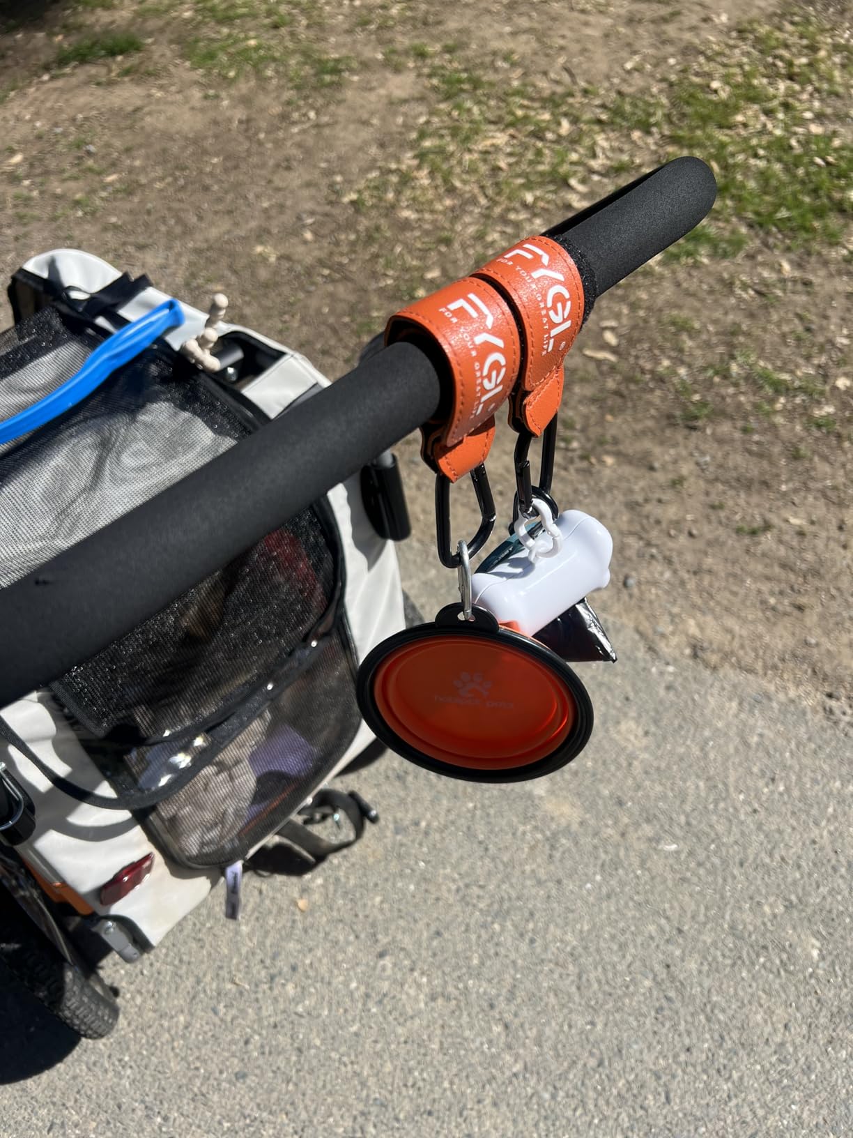 Sepnine 2 in 1 Pet Bicycle Trailer with a 6