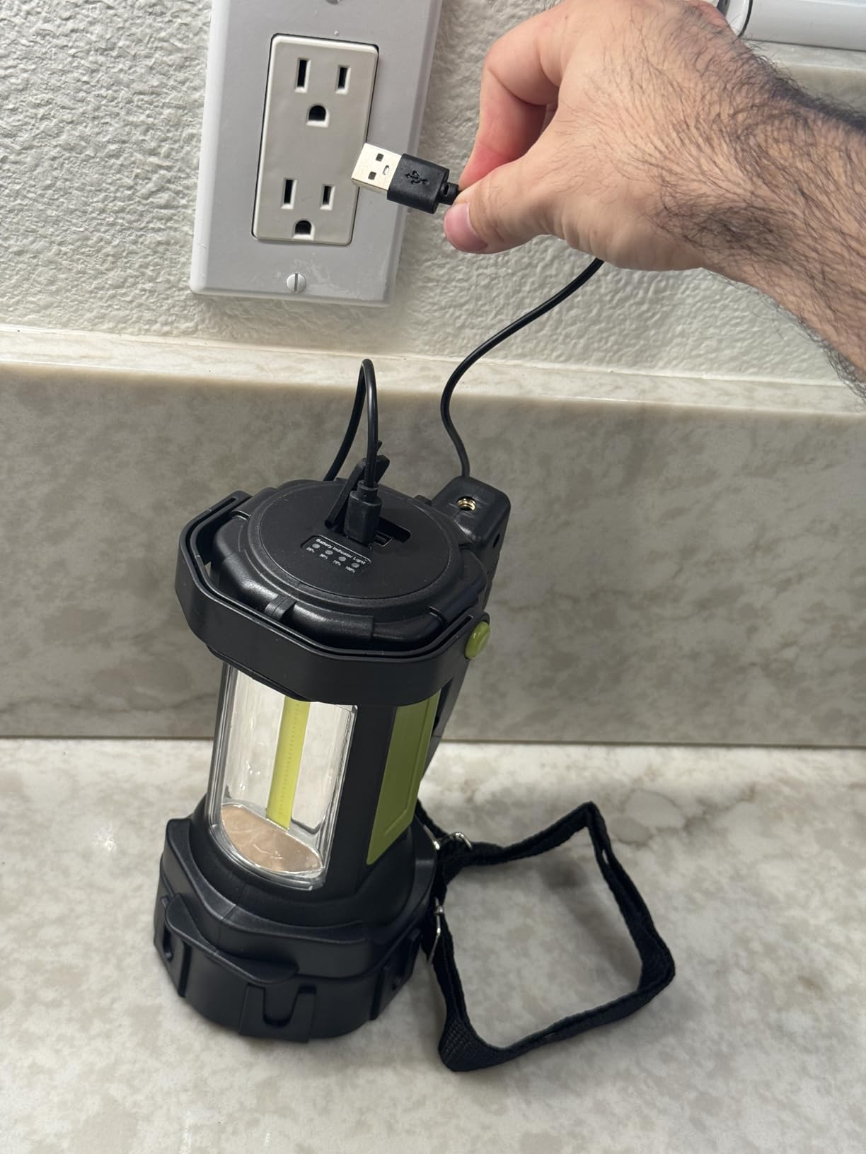 AlpsWolf Camping Lantern Rechargeable, LED Flashlight Spotlight Lantern with 800LM, 3600 mAh, Strap Included Portable Bright Camping Light for Emergency, Outdoor Hiking, Power Outages customer photo 1