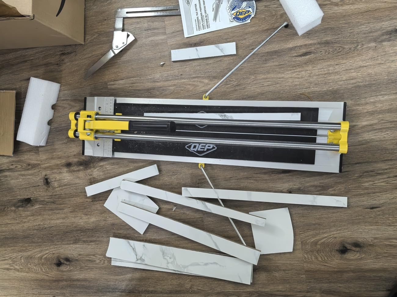 QEP 10630 24 in. Professional Tile Cutter Yellow customer photo 2