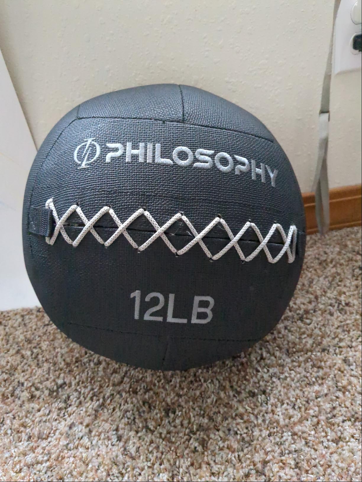 Philosophy Gym Wall Ball - Soft Shell Weighted Medicine Ball with Non-Slip Grip customer photo 2