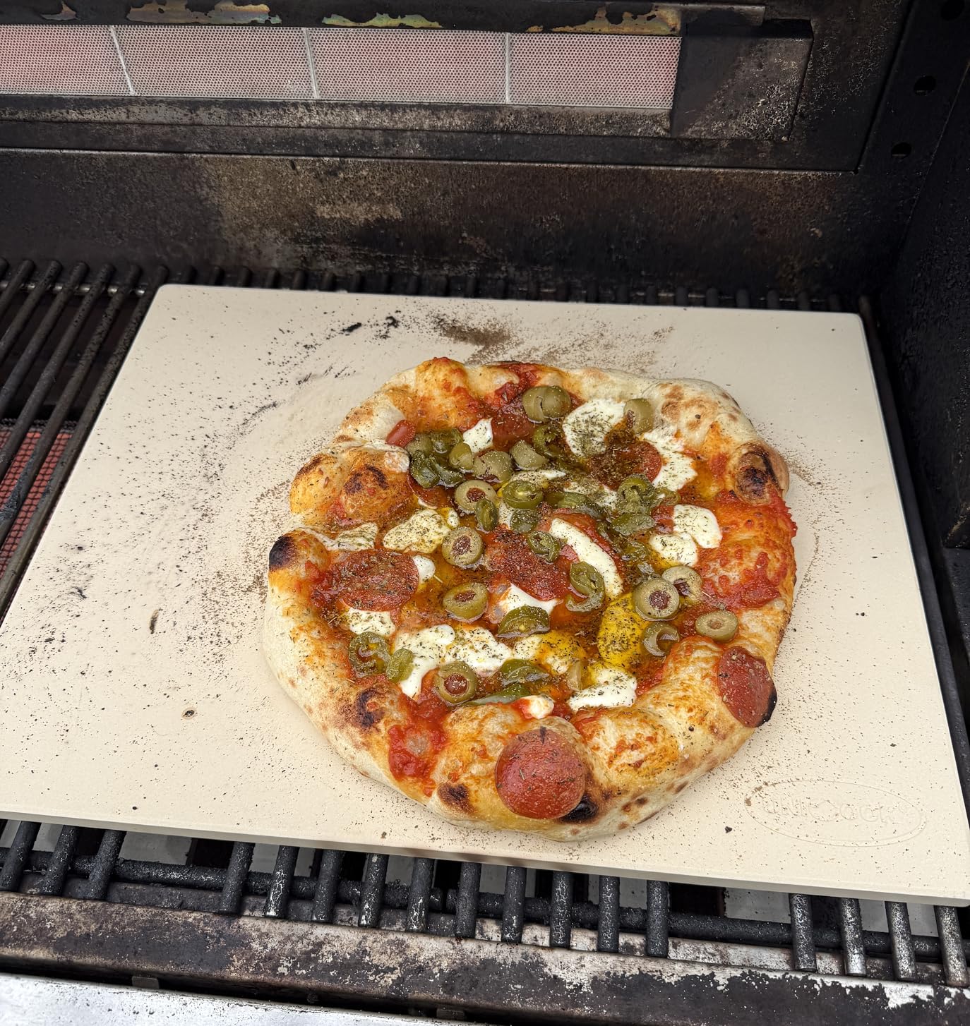 Unicook Large Pizza Stone for Oven 20 Inch, Rectangular Baking Stone 20