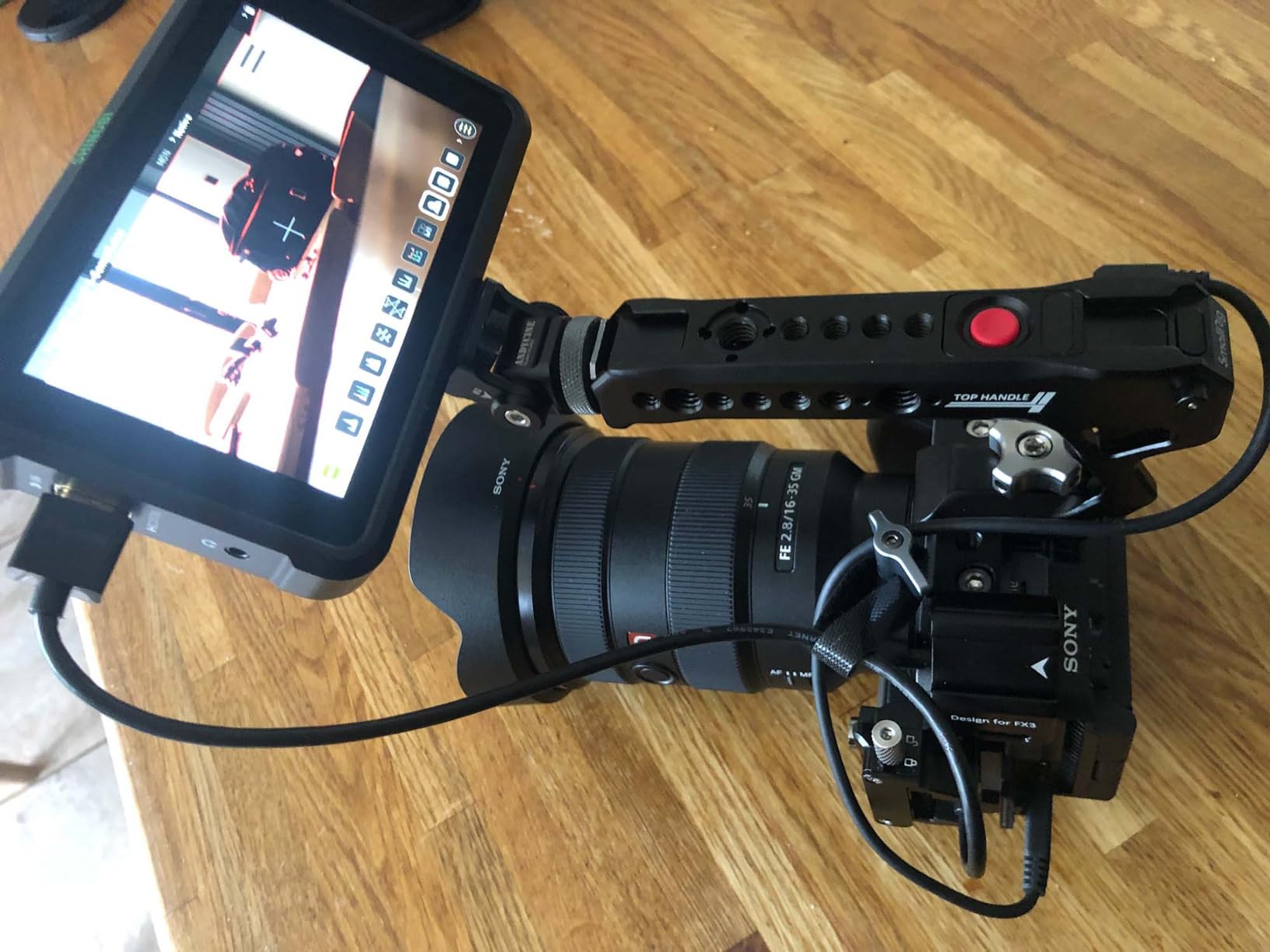 SmallRig Cage for Sony FX30 FX3 FX3A with Cable Clamp for HDMI, Classic Bright Black Surface, Included Cold Shoe and NATO Rail, Modular Design Compatible with Original XLR Handle customer photo 1