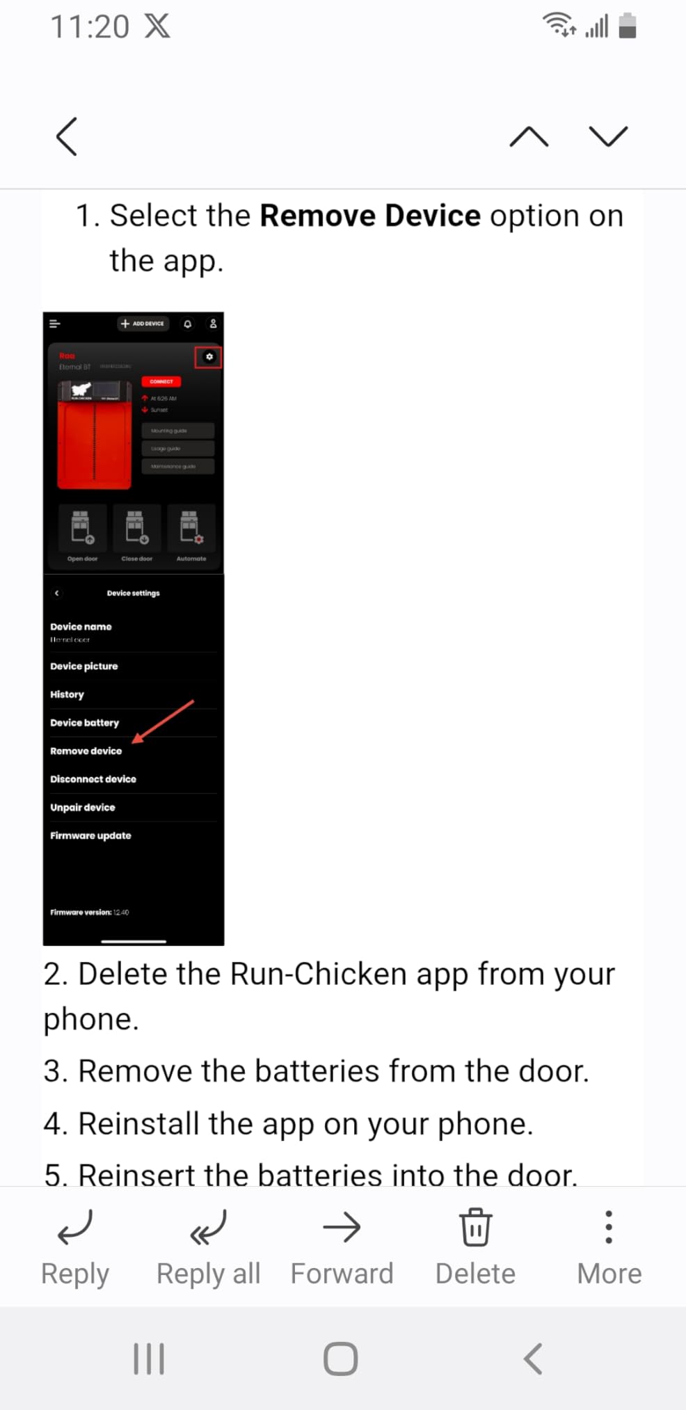 RUN-CHICKEN Door T50 - Automatic Chicken Coop Door Opener, Battery Powered & Weatherproof Aluminum, Smart App & Timer Control, Predator Proof, Easy Install, Reliable All-Season Performance (USA) customer photo 1