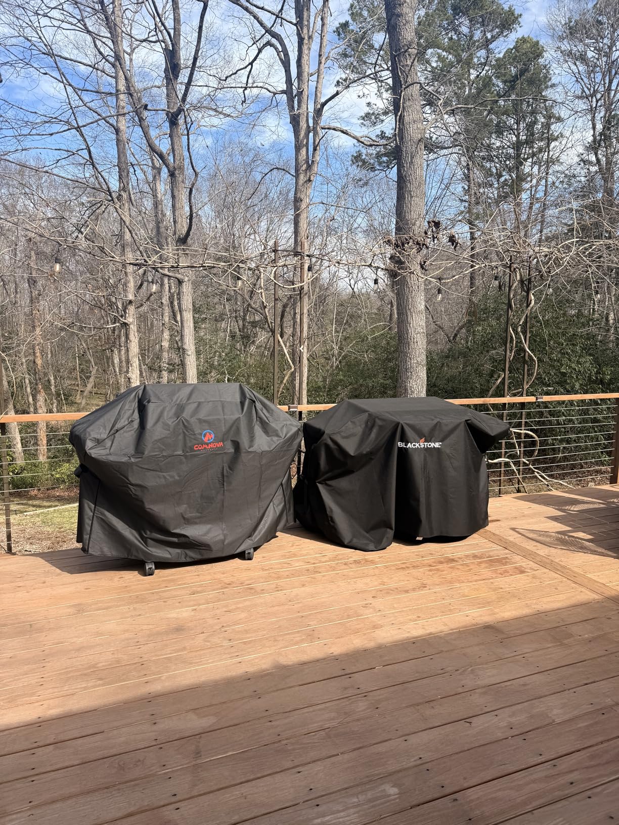BLACKSTONE 5482 Griddle Cover Fits 36 inches Cooking Station with Hood Weather Resistant, Heavy Duty 600D Polyester Flat Top Gas Grill Cover with Cinch Straps customer photo 1