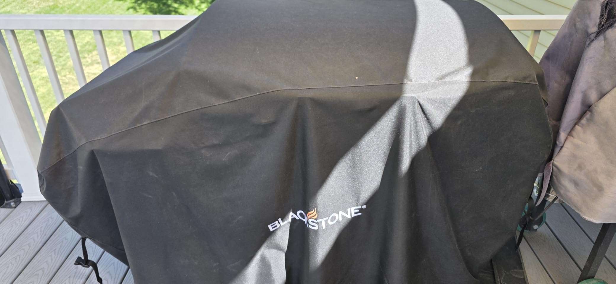 BLACKSTONE 5482 Griddle Cover Fits 36 inches Cooking Station with Hood Weather Resistant, Heavy Duty 600D Polyester Flat Top Gas Grill Cover with Cinch Straps customer photo 2