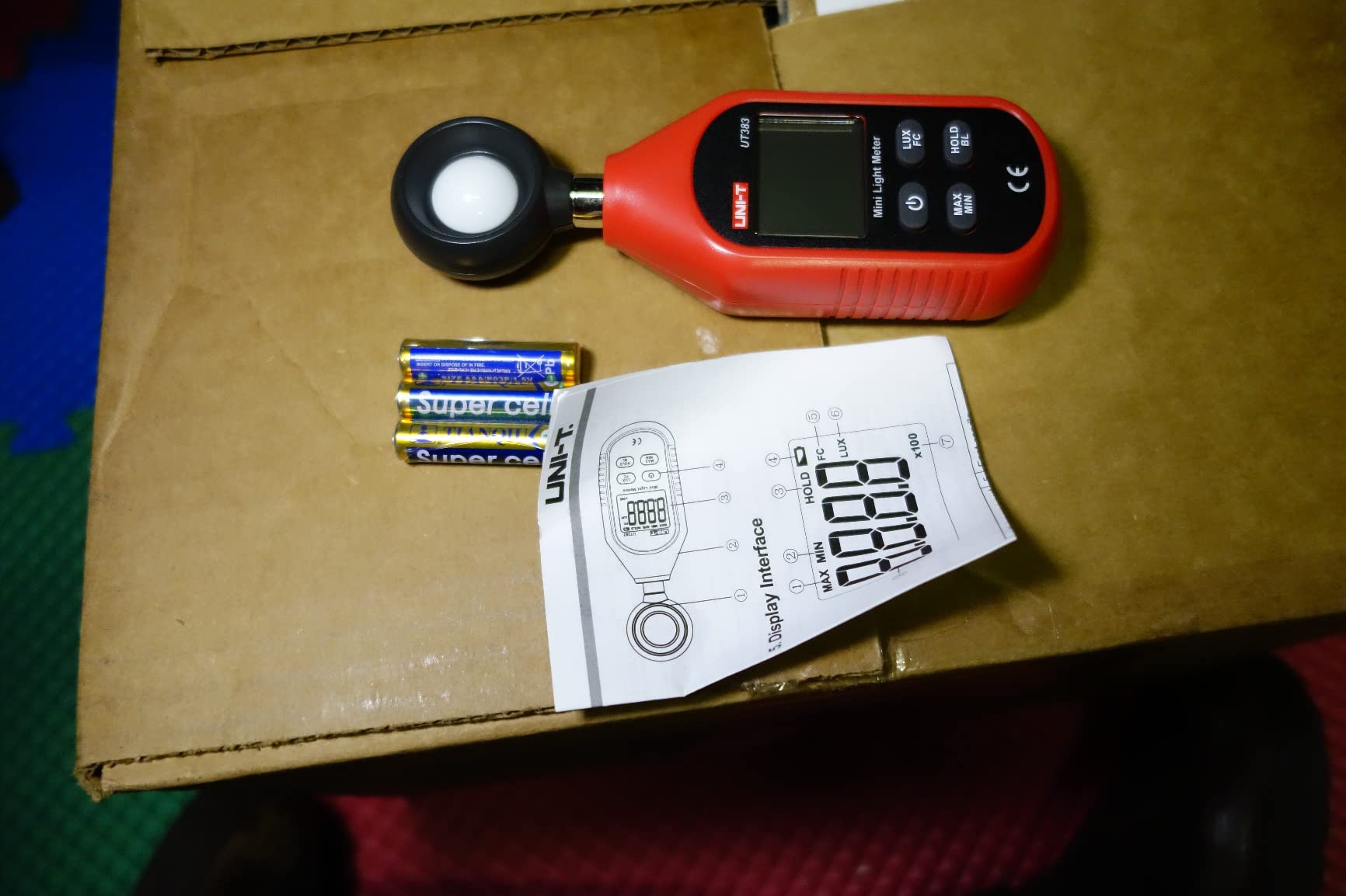 UNI-T UT383 Light Meter Lux Meter Lumens Digital Illuminance Meter 0-199,900 Lux (0-18,500 FC) Foot Candles Luxmeter for Film Photography customer photo 2
