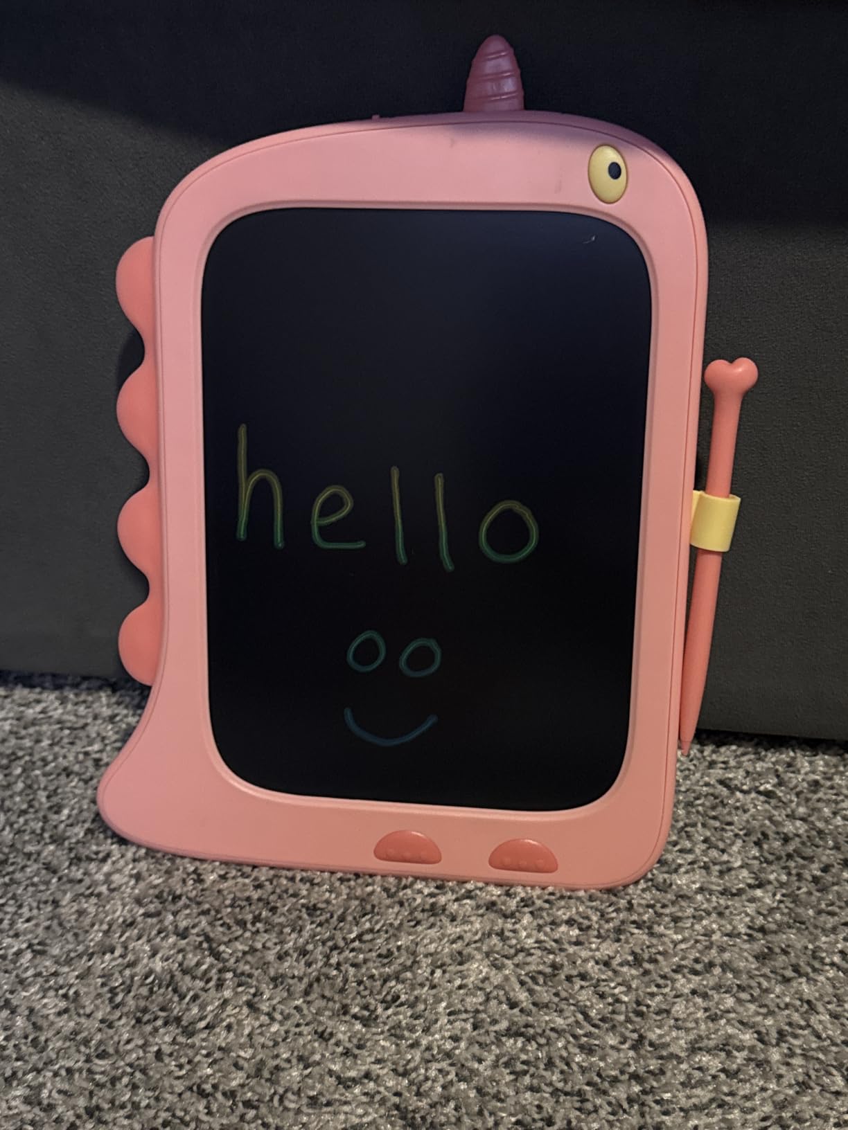 ORSEN 8.5 Inch LCD Doodle Board Tablet Toy - Green Dinosaur Drawing Pad for Kids 2-6 Years Old - Christmas and Birthday Gifts customer photo 1