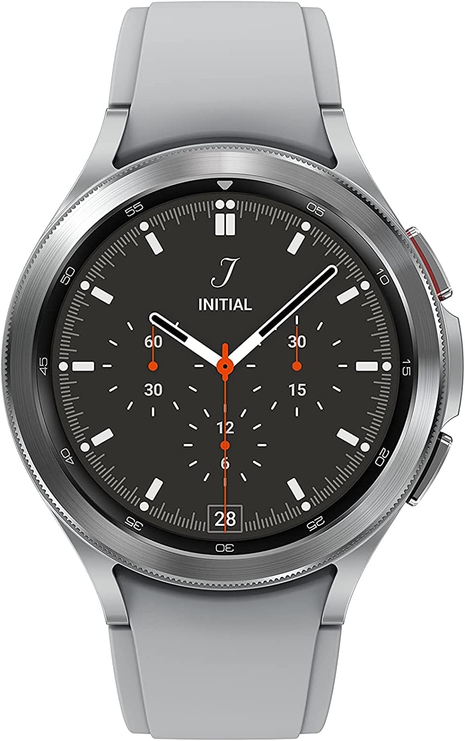 Samsung Electronics Galaxy Watch 4 Classic 46mm Smartwatch with ECG Monitor Tracker for Health Fitness Running Sleep Cycles GPS Fall Detection Bluetooth US Version, Silver (Renewed) customer photo 2