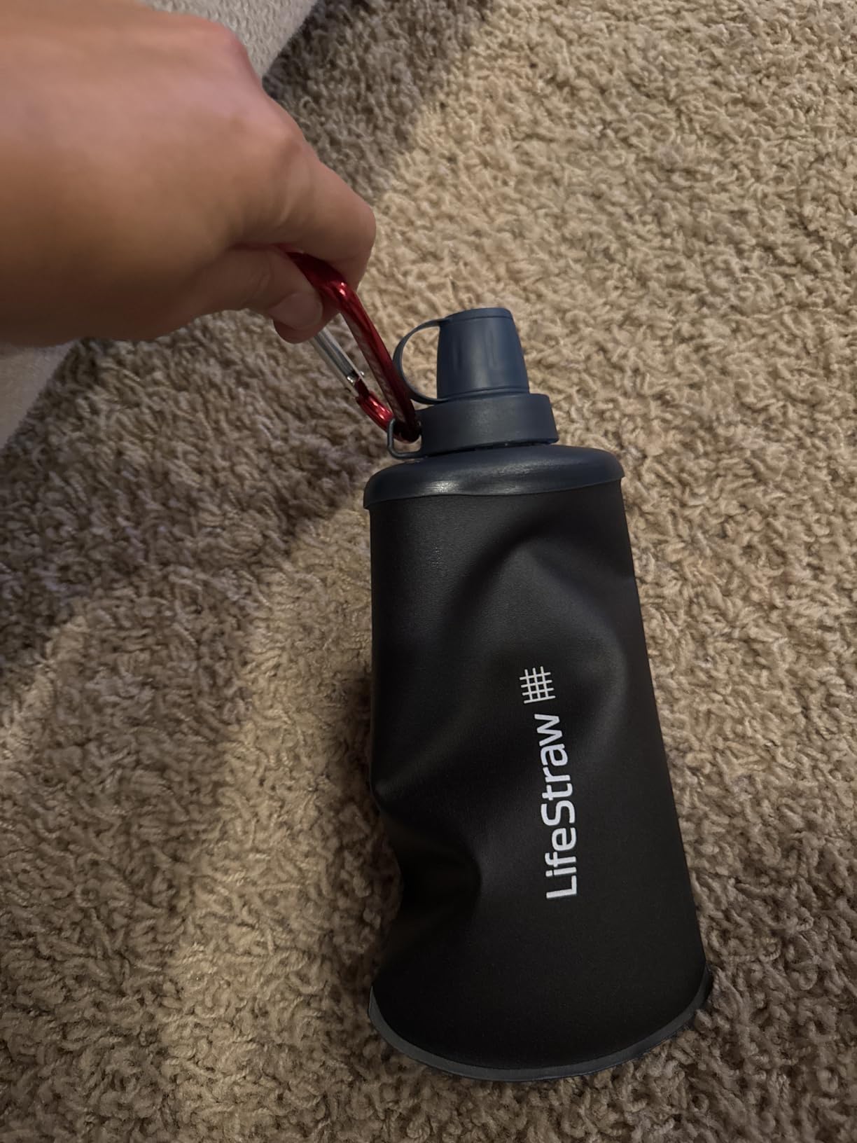 LifeStraw Peak Series - Collapsible Squeeze Bottle Water Filter System - 1L customer photo 1