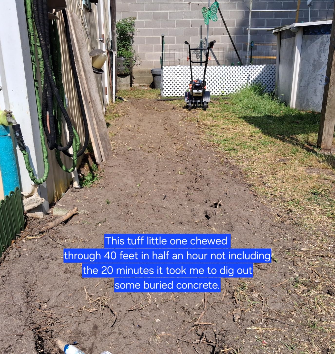 SENIX 4QL 4-Cycle Gas Powered Tiller Cultivator, 46cc Full Crank Engine, 15-Inch Tilling Width, 8-Inch Tilling Depth, Easy Start, Foldable Handles for Compact Storage (TL4QL-L1) customer photo 2