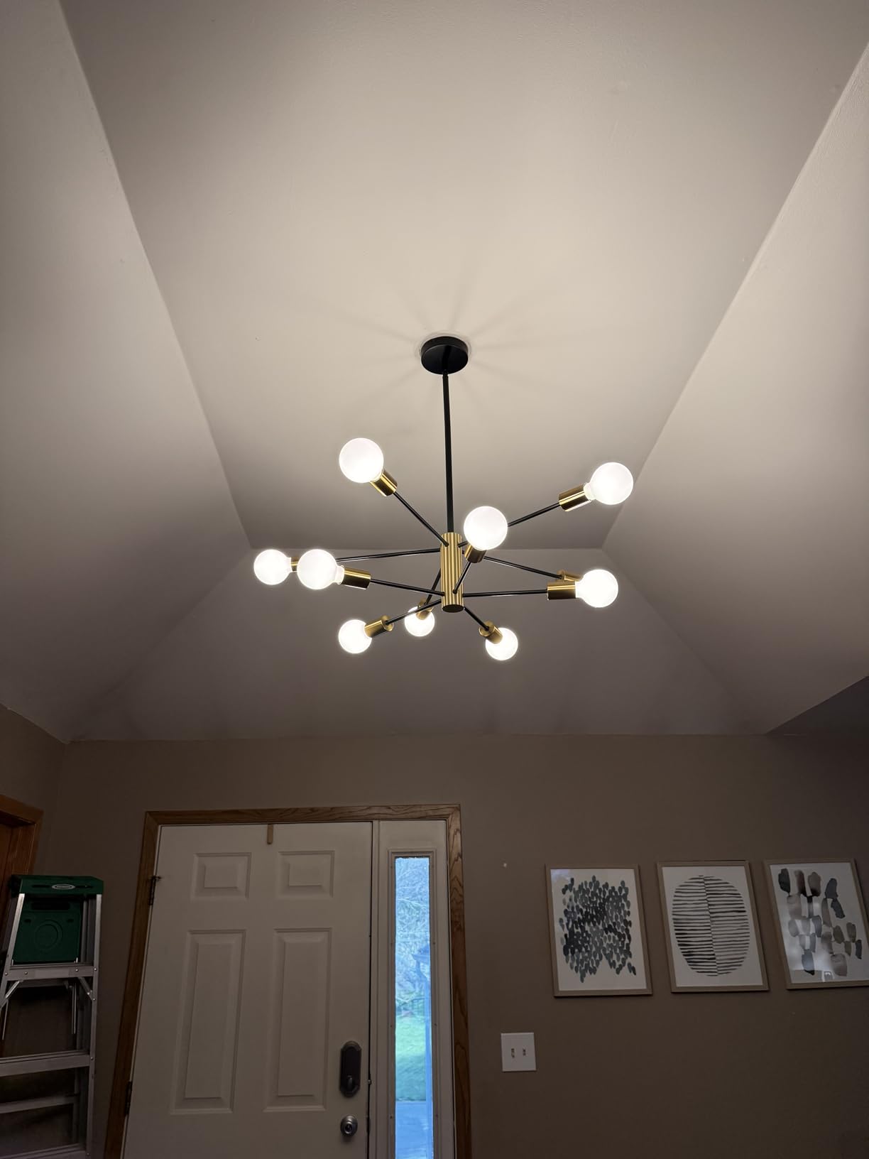 RUIYEY Modern Chandelier Ceiling Light Fixture - 33.4