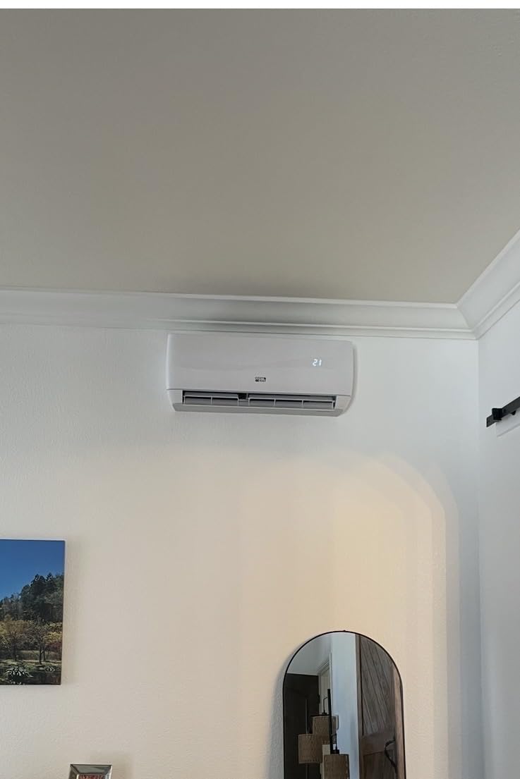 COSTWAY 18000BTU Mini Split Air Conditioner & Heater, 19 SEER2 208-230V Wall-Mounted Ductless AC Unit Cools Rooms up to 1250 Sq. Ft, Energy Efficient Inverter AC w/Heat Pump (Blast Series) customer photo 1