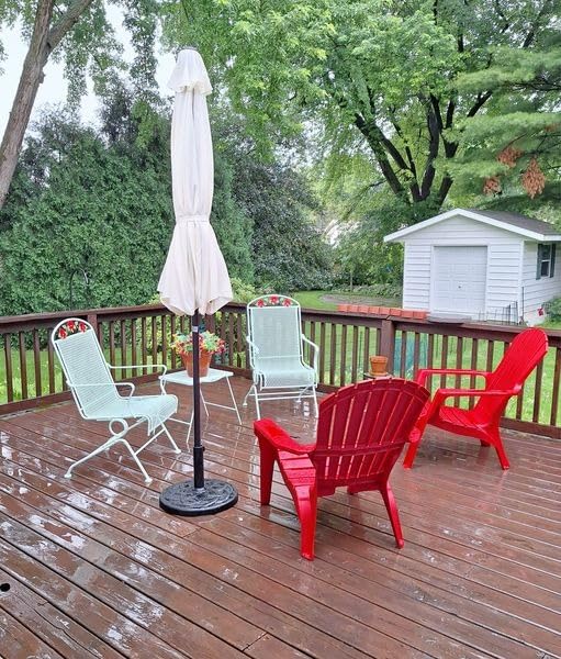 Simple Deluxe 9' Patio Umbrella Outdoor Table Market Yard Umbrella with Push Button Tilt/Crank customer photo 1