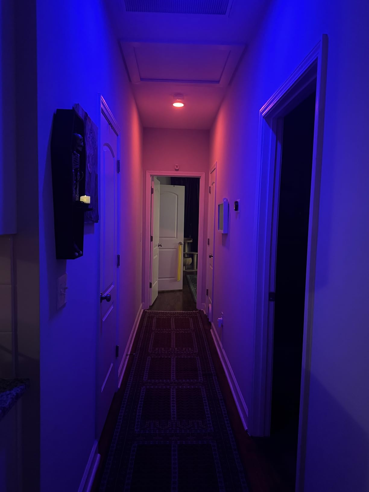 Philips Hue Smart Retrofit Recessed 5/6 Inch LED Downlight 4 Pack, White and Color Ambiance Color-Changing Light, 1100LM, Control with Hue App, Works with Alexa, Google Assistant and Apple HomeKit customer photo 1