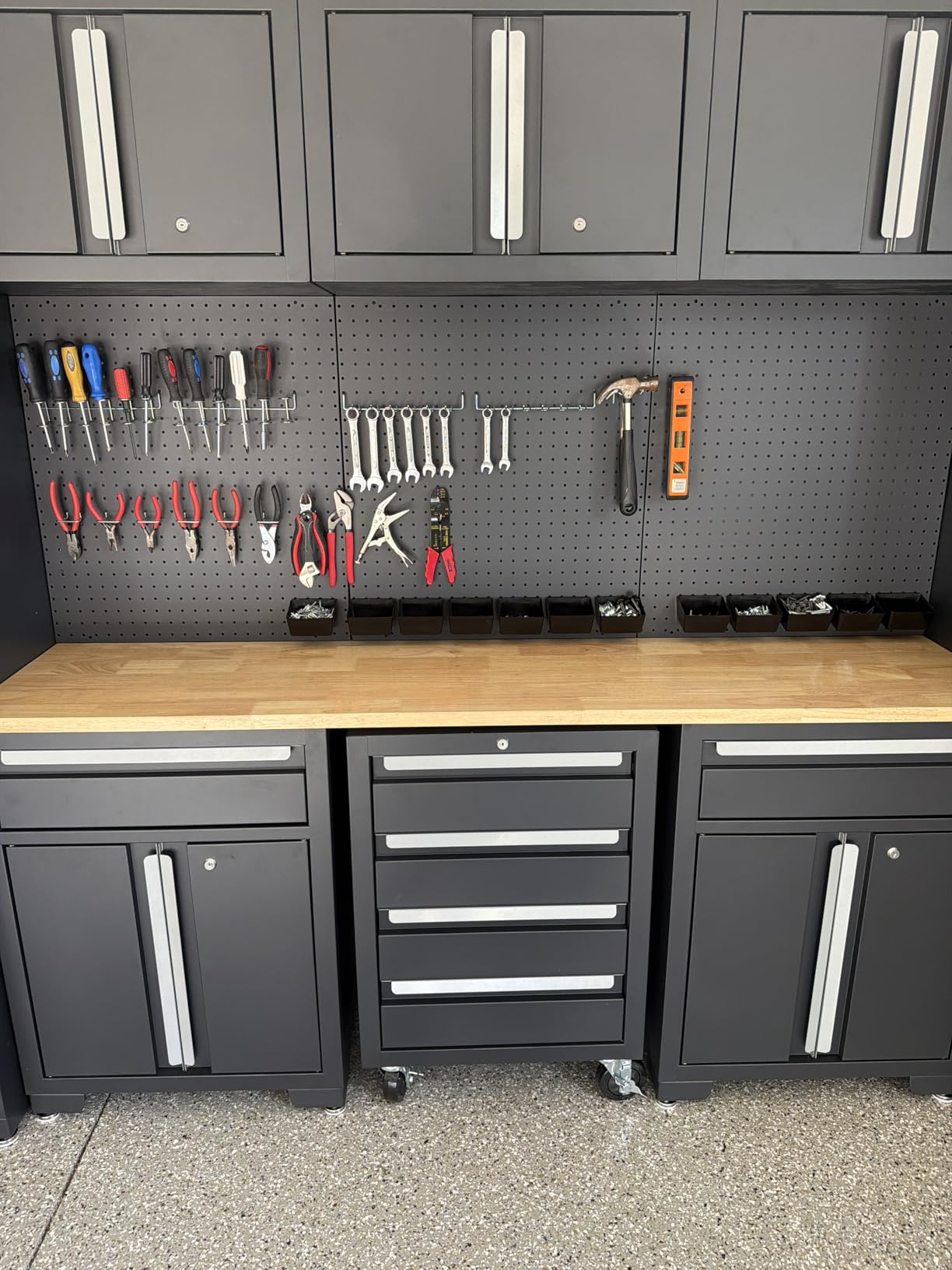 INCLY 278PCS Pegboard Accessories Organizer Kit, Peg Board Hooks Assortment with Bins for Organizing Various Tools customer photo 2