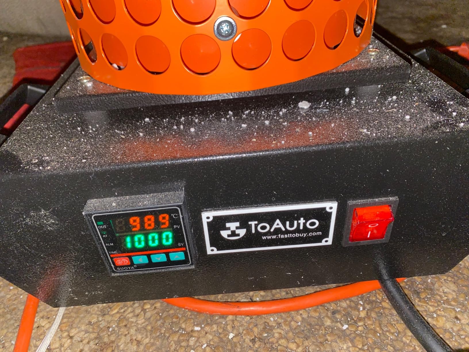 TOAUTO Upgraded Gold Melting Furnace TGF3000-V1.1, 1+3 KG Electric Digital Smelting Furnace 1400W 2100F PID Smelter Kiln Kit Casting Refining Jewelry Precious Metals Gold Silver Copper Aluminum (110V) customer photo 1