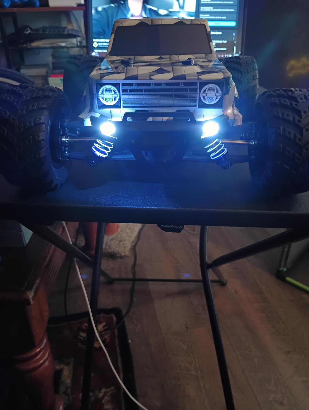 HAIBOXING 1/12 Scale Brushless RC Cars 903A, 4X4 Off-Road RC Monster Truck with Fast Remote Control of 55KM/H Top Speed, Hobby Grade RTR RC Vehicles All Terrain for Adults, Boys customer photo 2