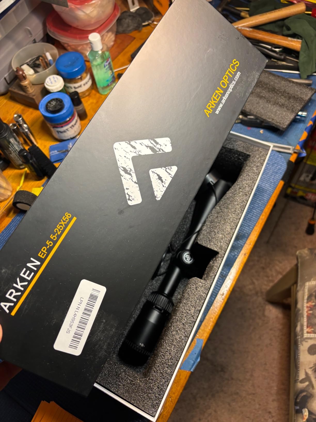 Arken Optics EP5 5-25x56 Rifle Scope, FFP First Focal Plane, VPR Illuminated Reticle, AZS Zero Stop, 34mm Tube customer photo 2