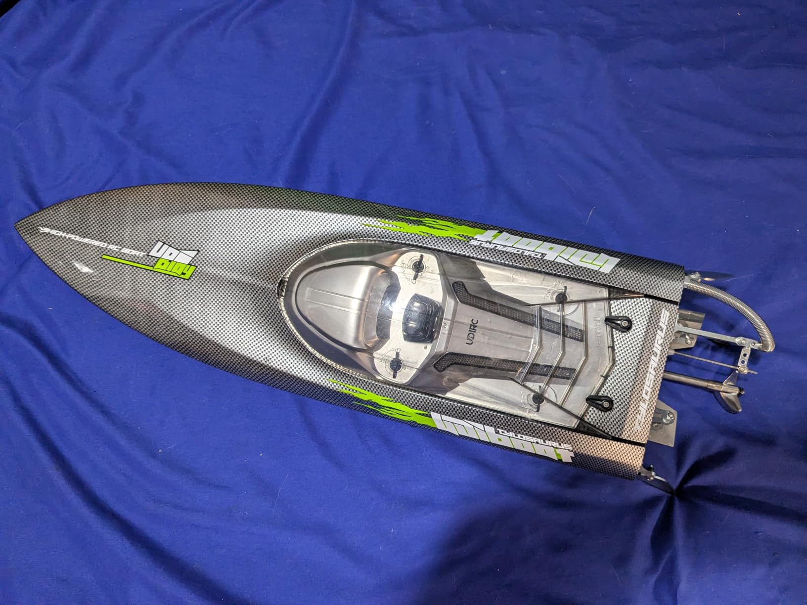 25inch UDI022 Large Remote Control Boat for Adults Experts 14y+ Alloy Tail Kits RC Brushless Watercraft 50km/h 31mph 3S/4S Battery & LED 4WD Full-Functions RC Sail customer photo 1