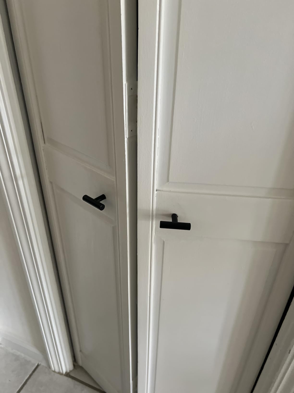 Estmoon 30 Pack Cabinet Handles Matte Black Cabinet Pulls with 3 Inch Hole Center, Stainless Steel Kitchen Cabinet Handles Black Kitchen Handles for Cabinets and Drawers, 76mm Hole Centers customer photo 1