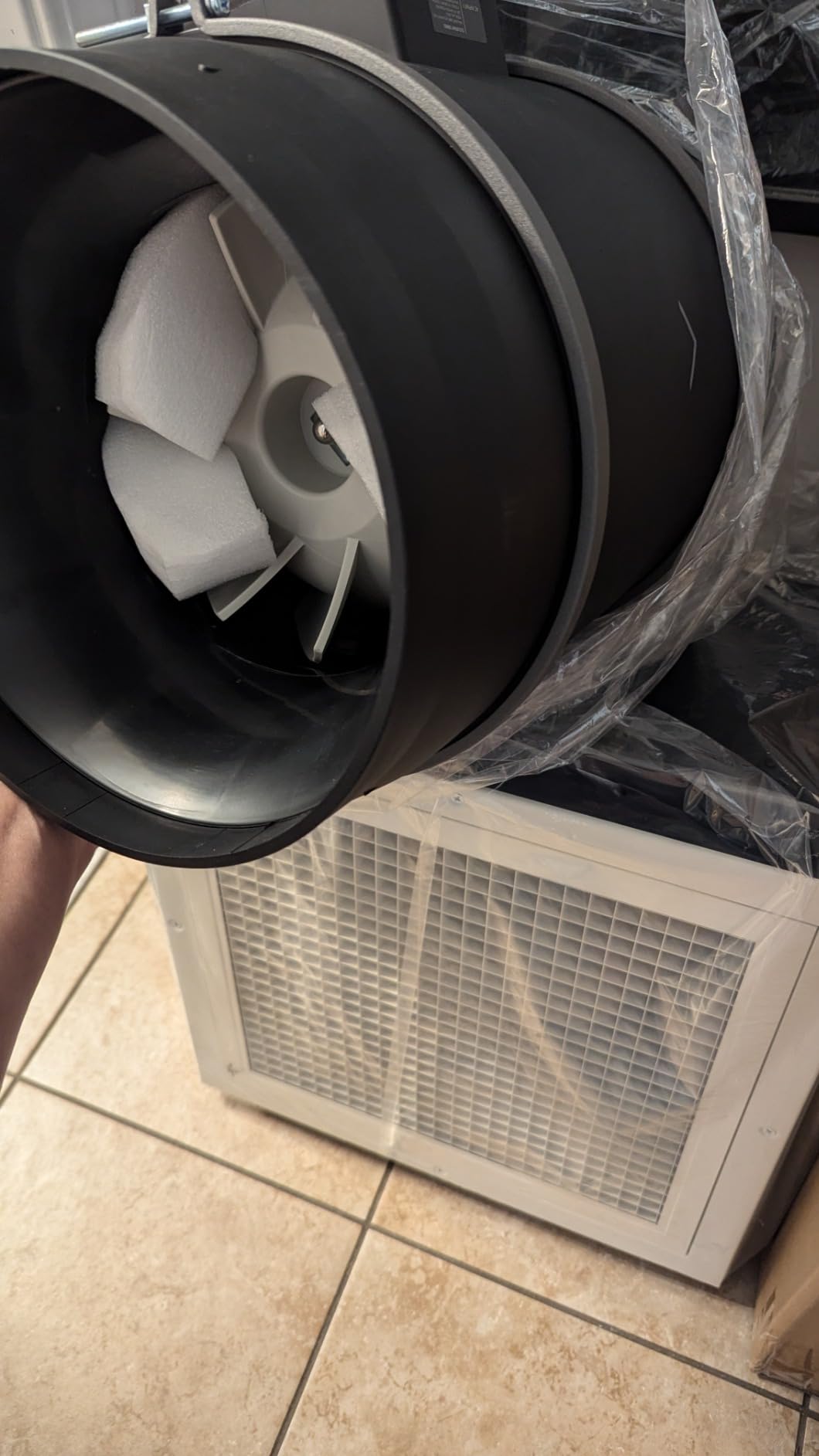 AC Infinity CLOUDWAY Whole House EC Fan S10, 1200 CFM with Remote 10-Speed Wireless Fan Controller, 10