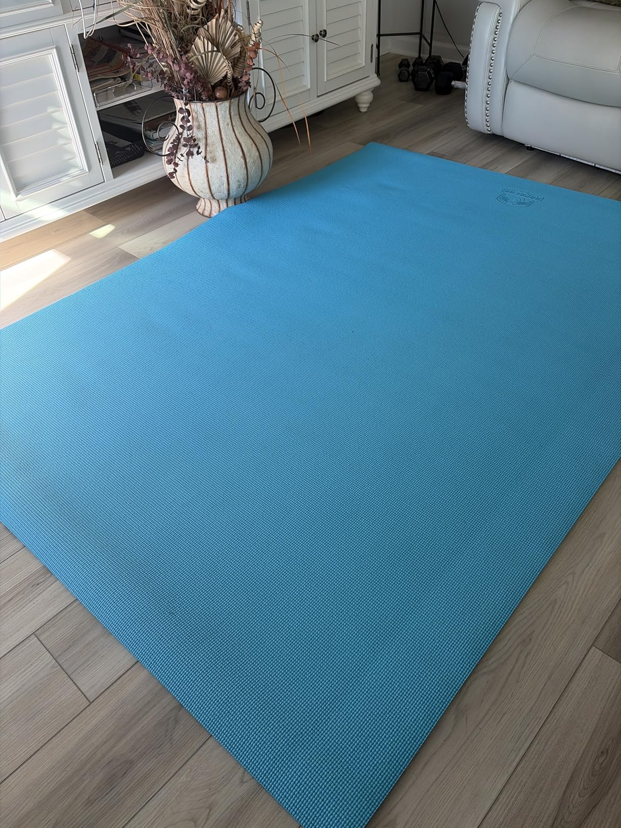 HAPBEAR Large Exercise Mat-7'x5'/6'x8'/6'x9'/6'x10'/6'x12'x8mm(1/3