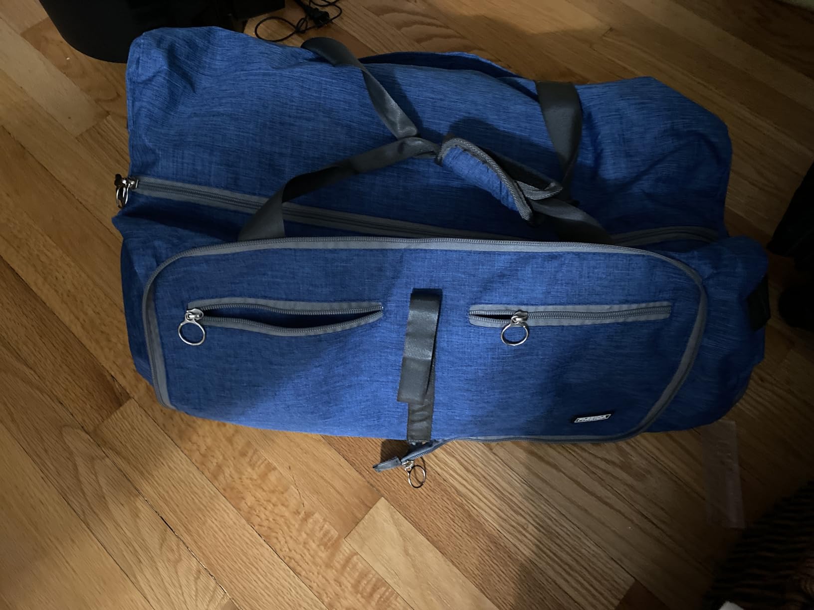 Fmeida 65L Duffle Bag with Shoes Compartment, Foldable Travel Duffel Bags for Men Women customer photo 2