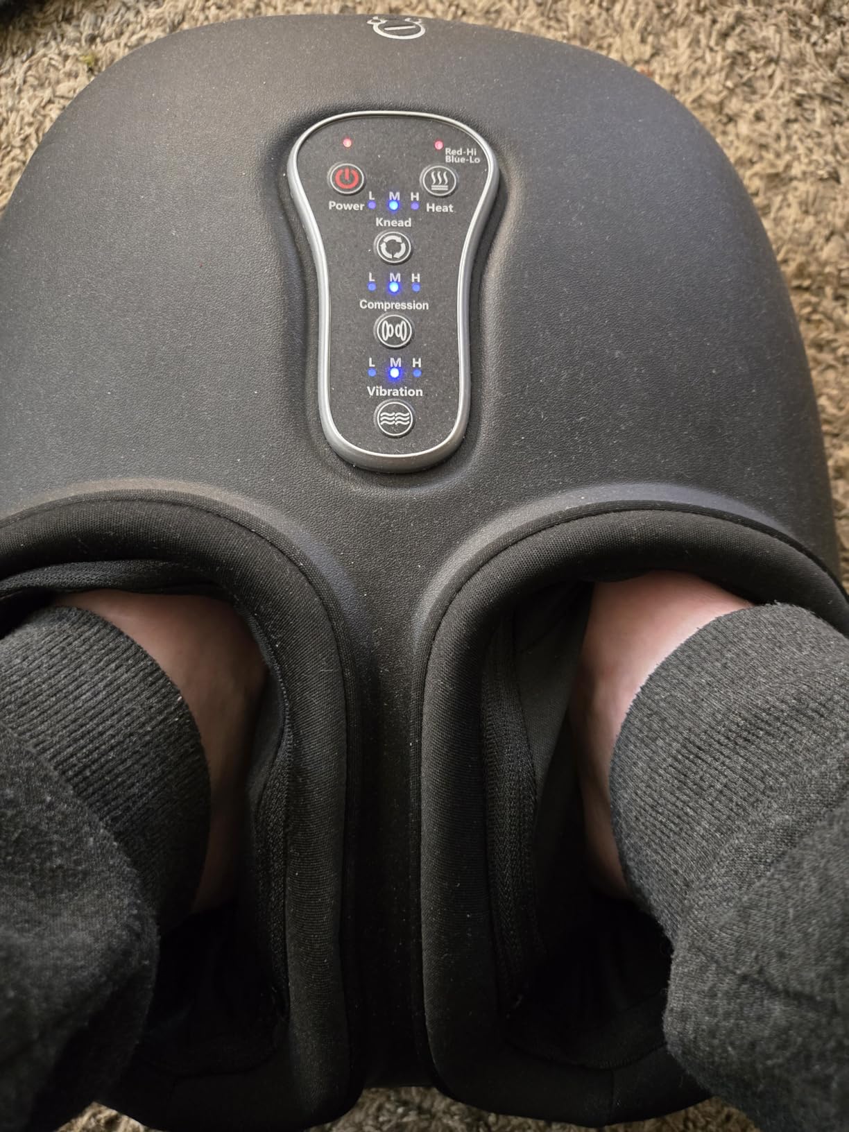COMFIER [2026 Gift for Men,Women,Shiatsu Foot Massager with Fast Heat,Kneading Rolling Compression,Extra Vibration, FSA Eligible HSA Store, Plantar Fasciitis,Neuropathy Pain, Bigger Size 13IN customer photo 2