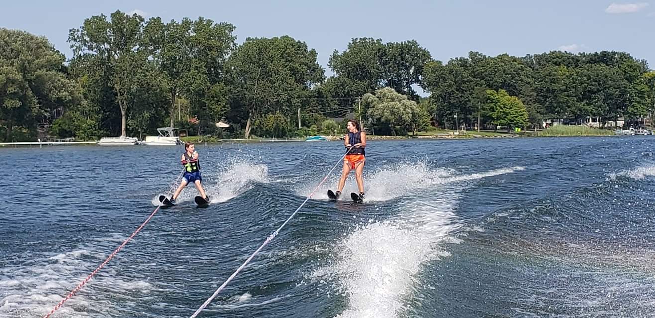 O'Brien Jr Vortex Widebody Combo Waterskis, 54
