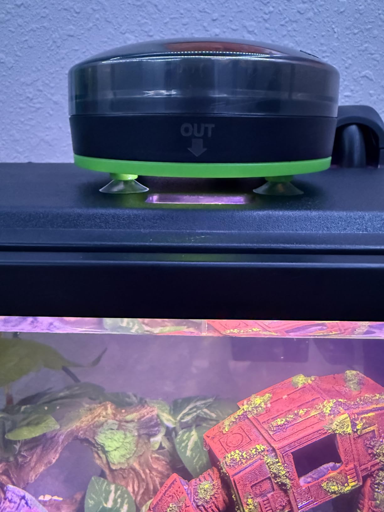 Automatic Fish Feeder for Aquarium - Moisture-Proof and Precision Feeding Betta Vacation Feeder, USB Rechargeable Auto Fish Food Dispenser with Timer, LCD Display customer photo 1