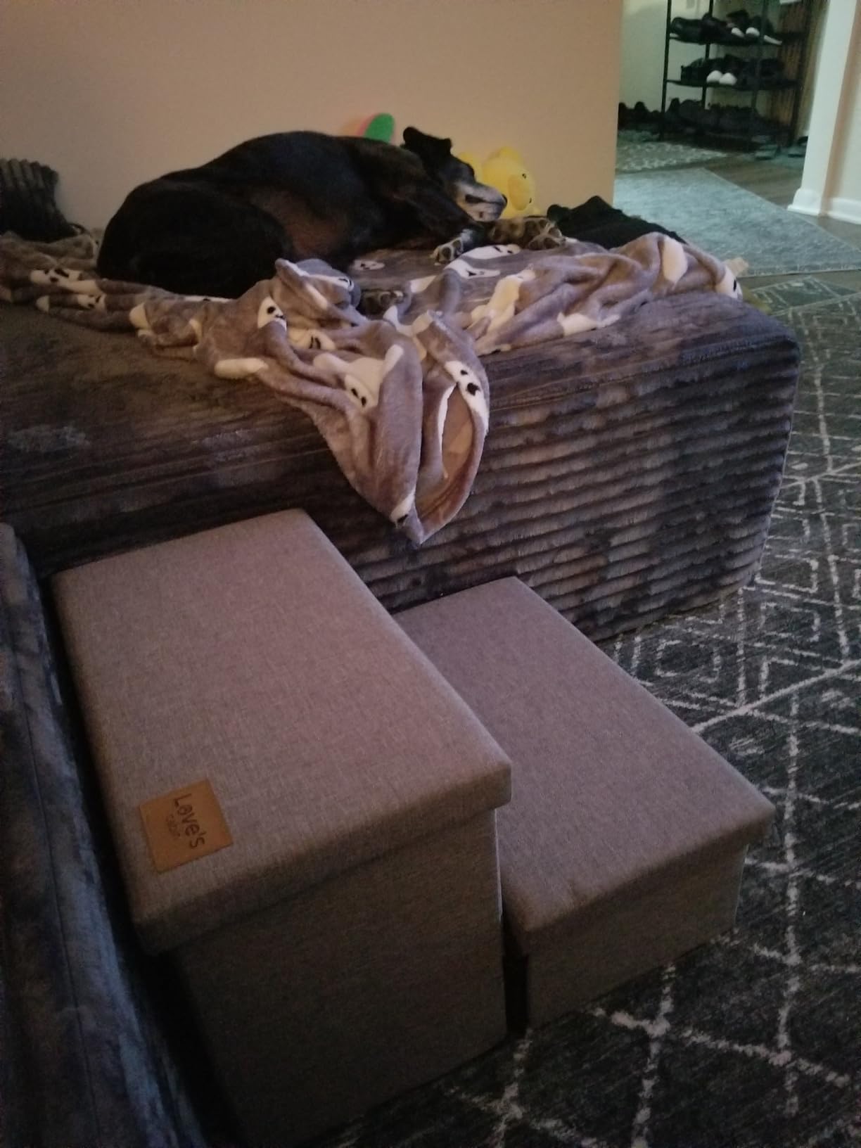 Love's cabin Dog Stairs for High Bed 18