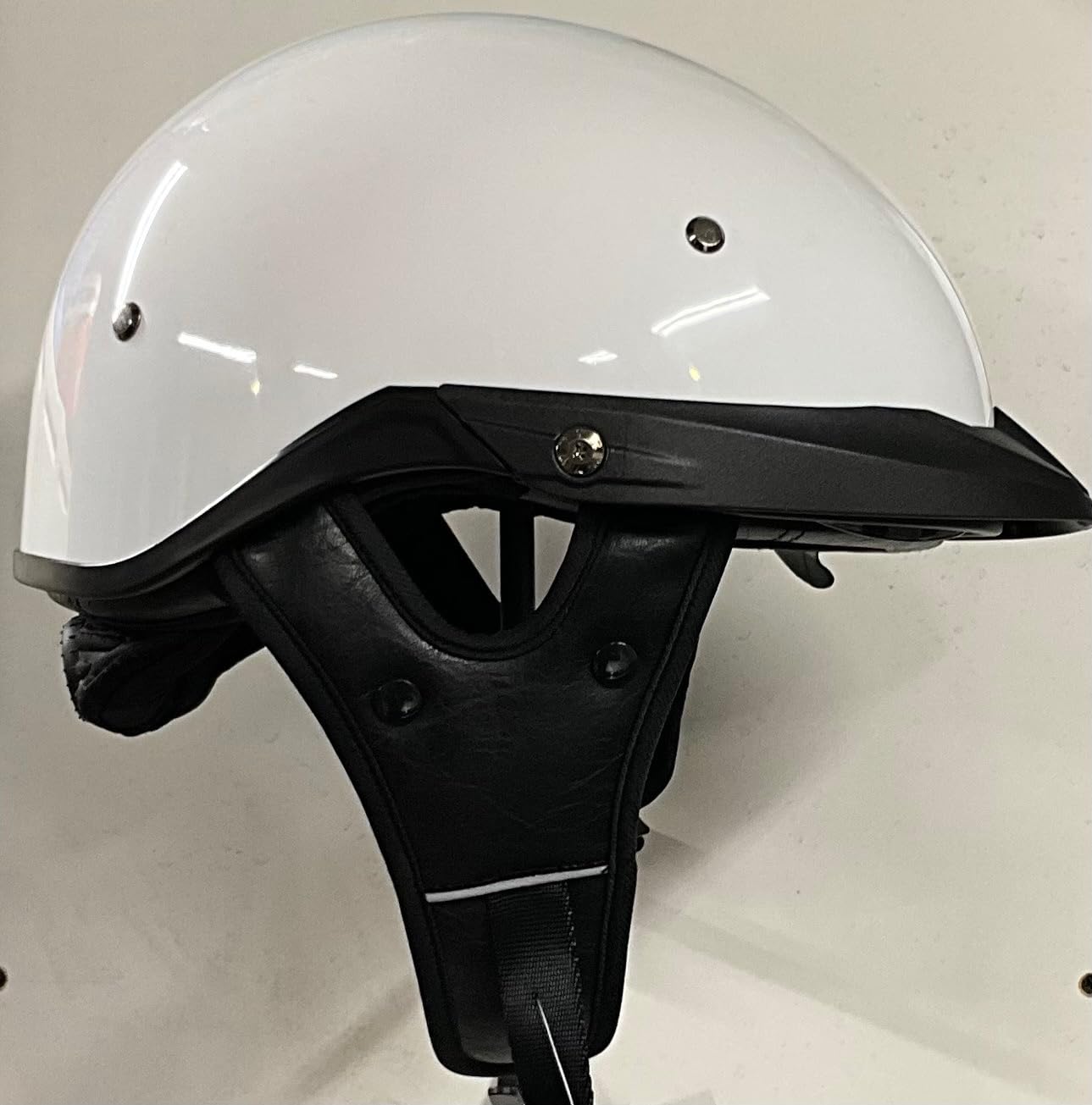 VCOROS VHF04 Half Helmet Adult Retro Open Face Motorcycle Helmets | Vintage Cruiser Motorcycle Helmet Retractable Sun Visor DOT customer photo 2
