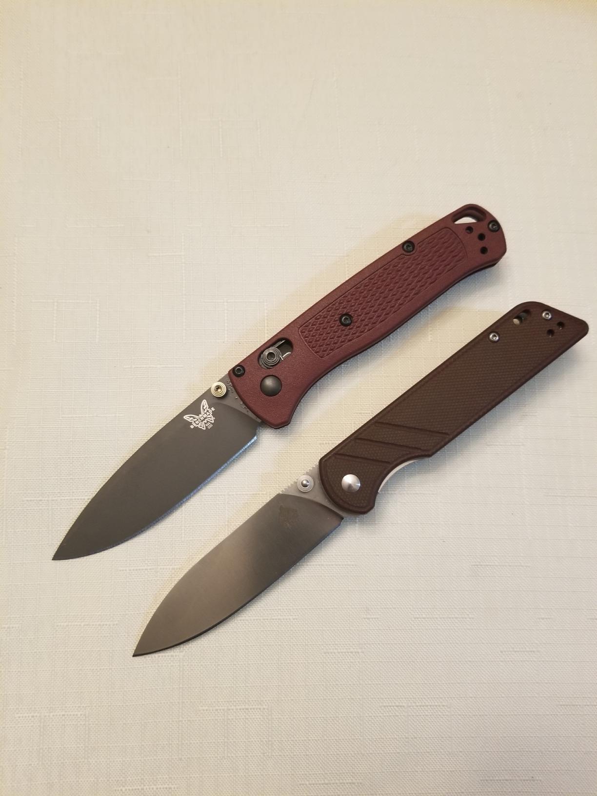 Benchmade Bugout Outdoor EDC Folding Knife, Slim, Lightweight, Plain Edge, Drop-Point Blade, CPM-S30V Stainless Steel, Grivory Handle customer photo 2
