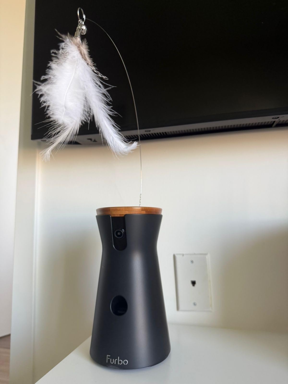 Furbo 360° Dog Camera [Subscription Required] Unlock w/Paid Plan: Home Security & Dog Safety Alerts, Rotating Pet Treat Toss, 2-Way Speaker customer photo 1