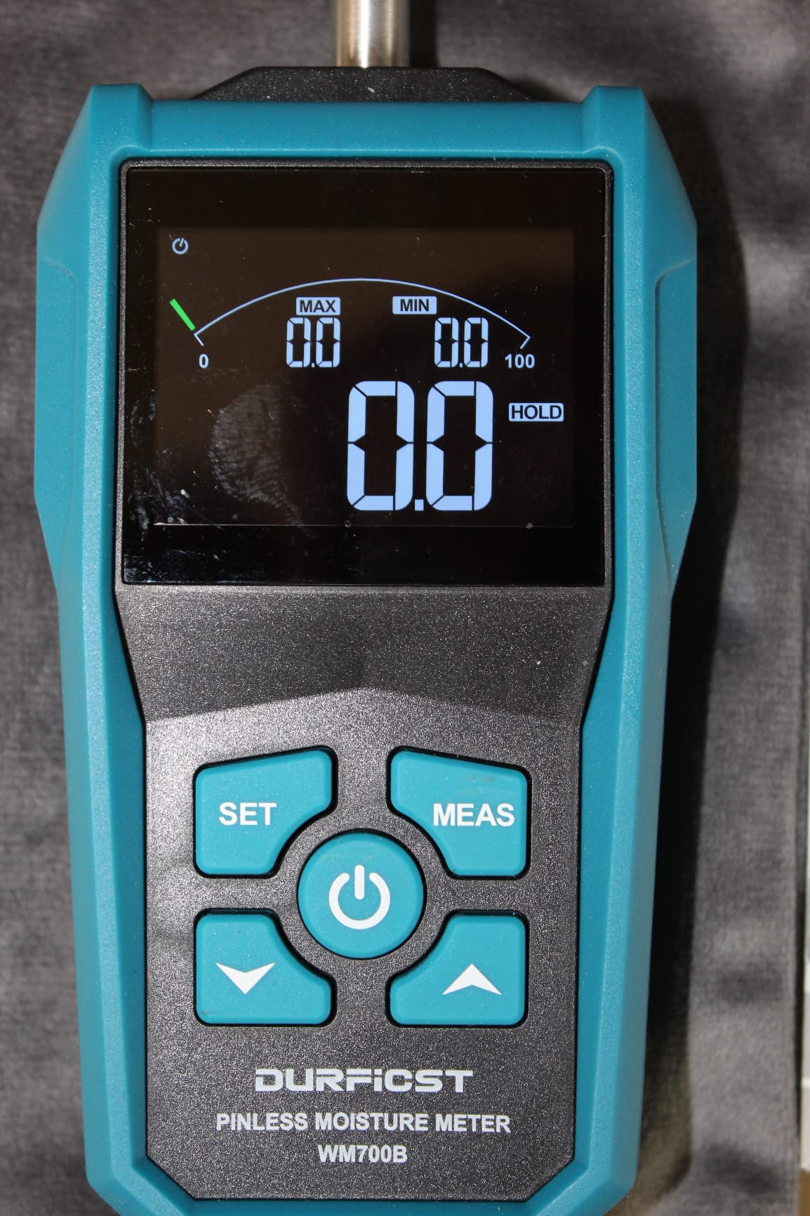 Wood Moisture Meter, DURFICST Pinless Moisture Meter with Colour LCD Display and Audible Alarm, Moisture Reader for All Building Materials, Wood, Wall, Plaster, Masonry customer photo 2
