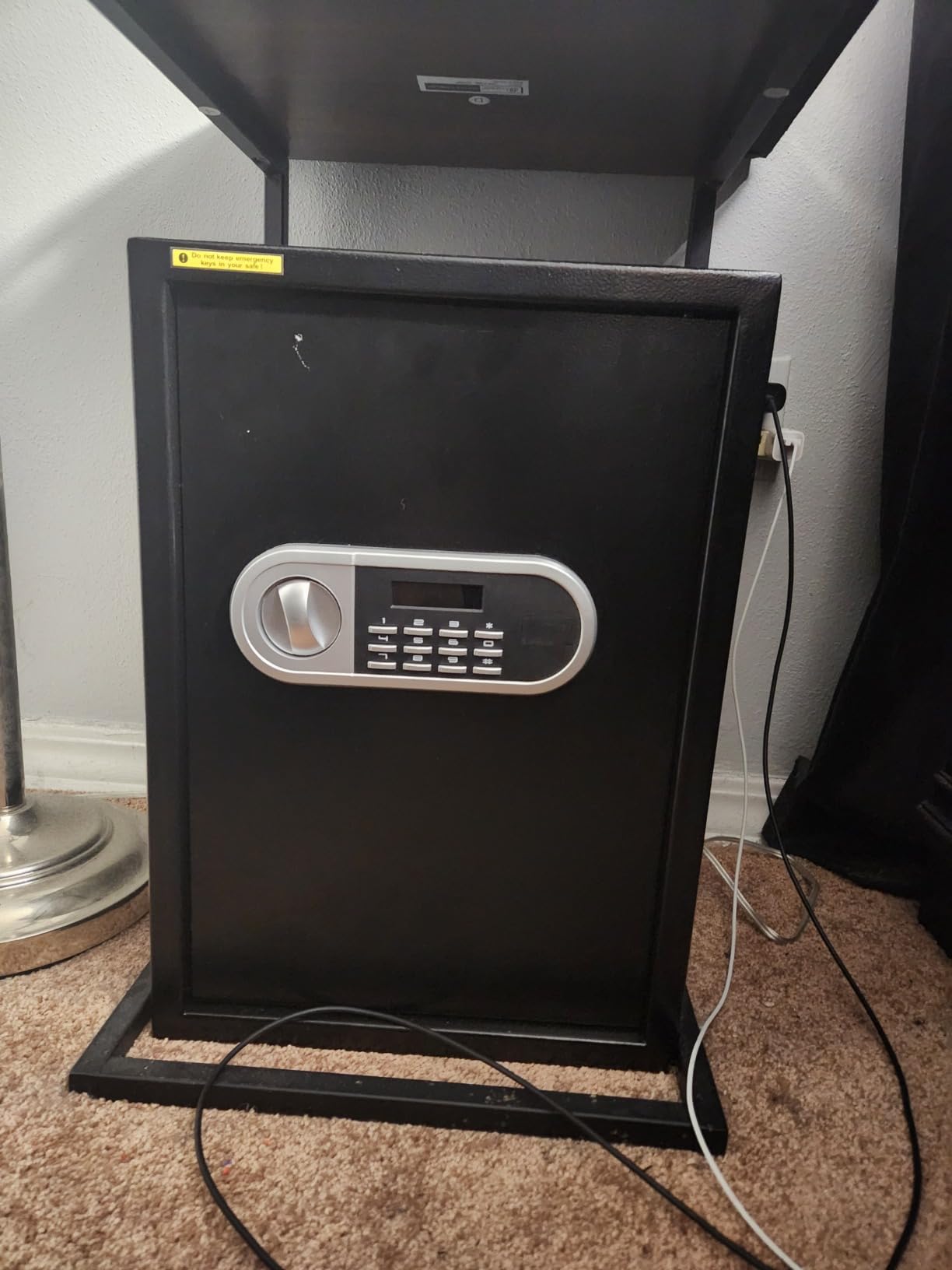 3.4 Cuft Large Safes for Home Use Fire and Water Proof, Anti-Theft Digital Home Safe With Programmable Keypad & Spare Keys, Home Safes Water and Fireproof for Documents Money Valuables customer photo 1
