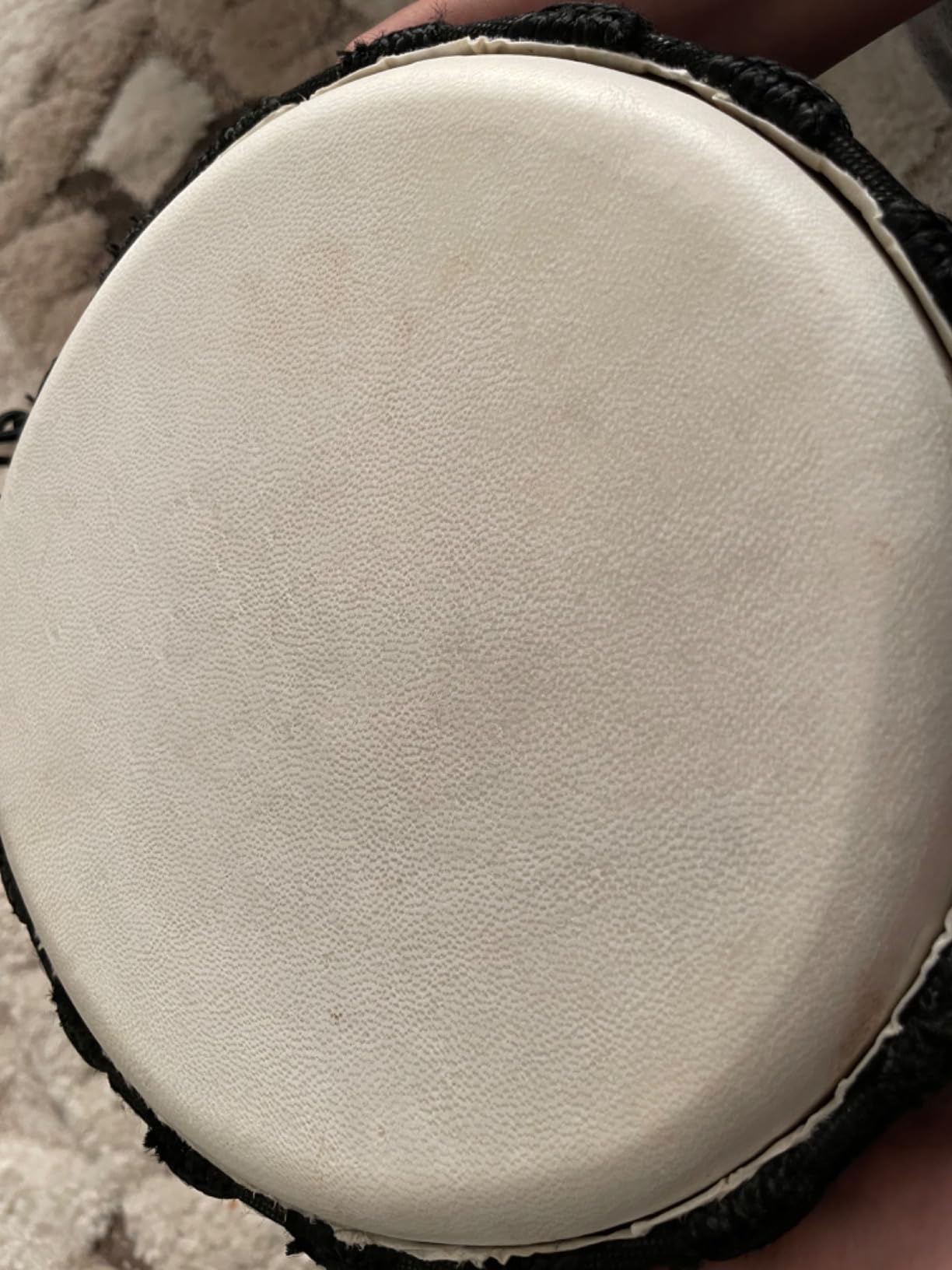 LIEKE Djembe Drum 10'' x 20'' African Drum Carved of Mahogany Goatskin Drumhead Hand Drum for Adults Beginners (Red) customer photo 1